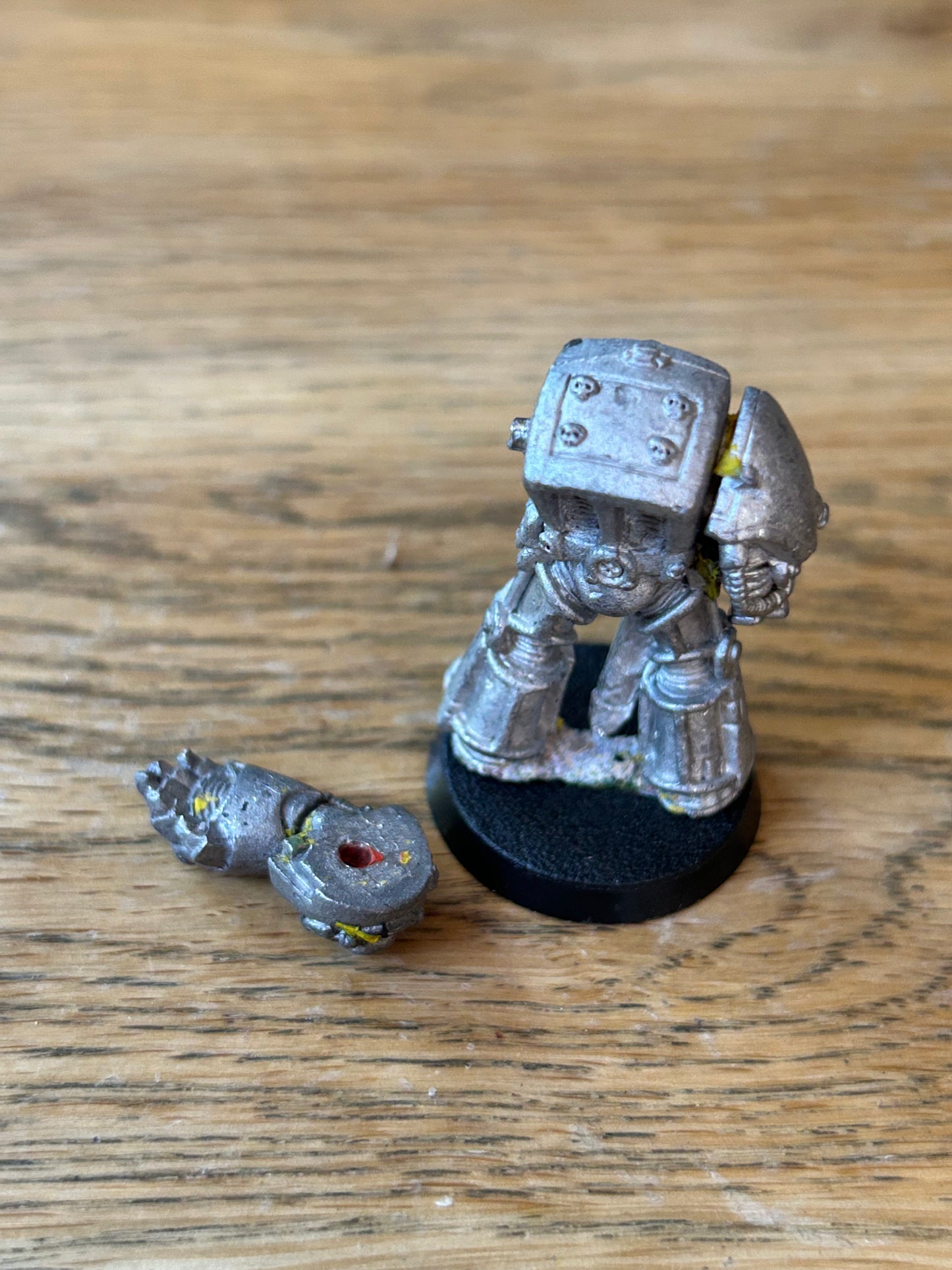Games Workshop Rogue Trader Warhammer 40K Metal Terminator captain (has been stripped)
