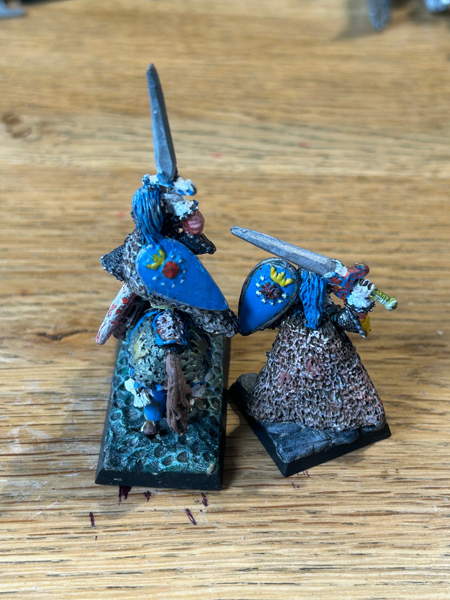 CITADEL WARHAMMER 1980s LORD OF THE RINGS ME81 ARAGON THE KING mounted and on foot