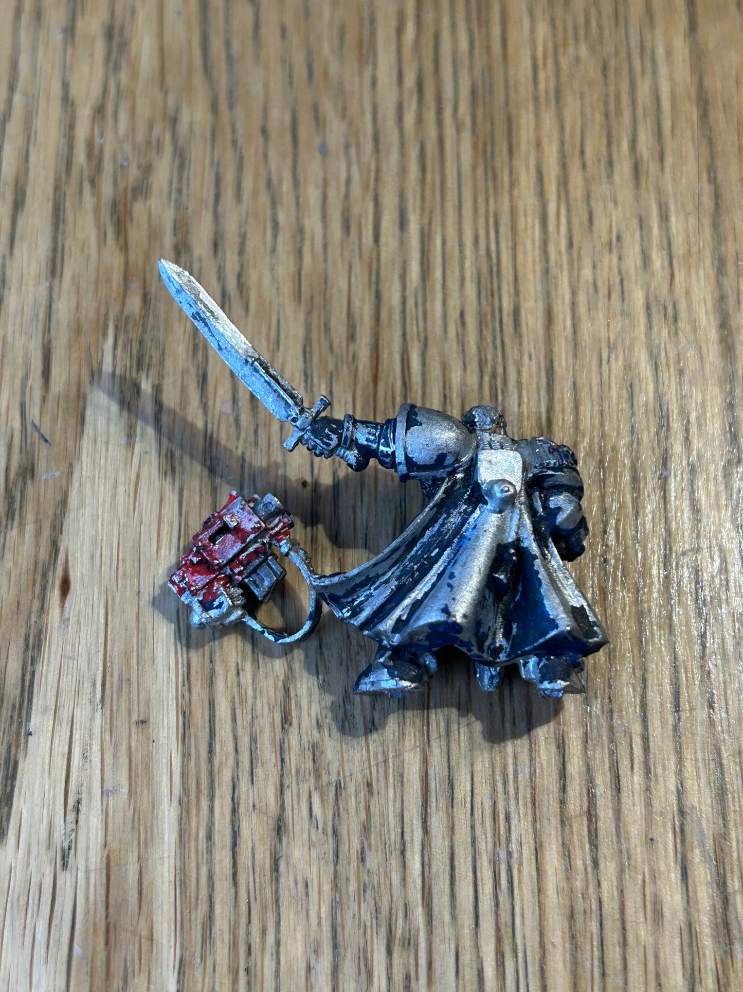 Warhammer 40k, Space Marine Captain metal, has been stripped, Games Workshop