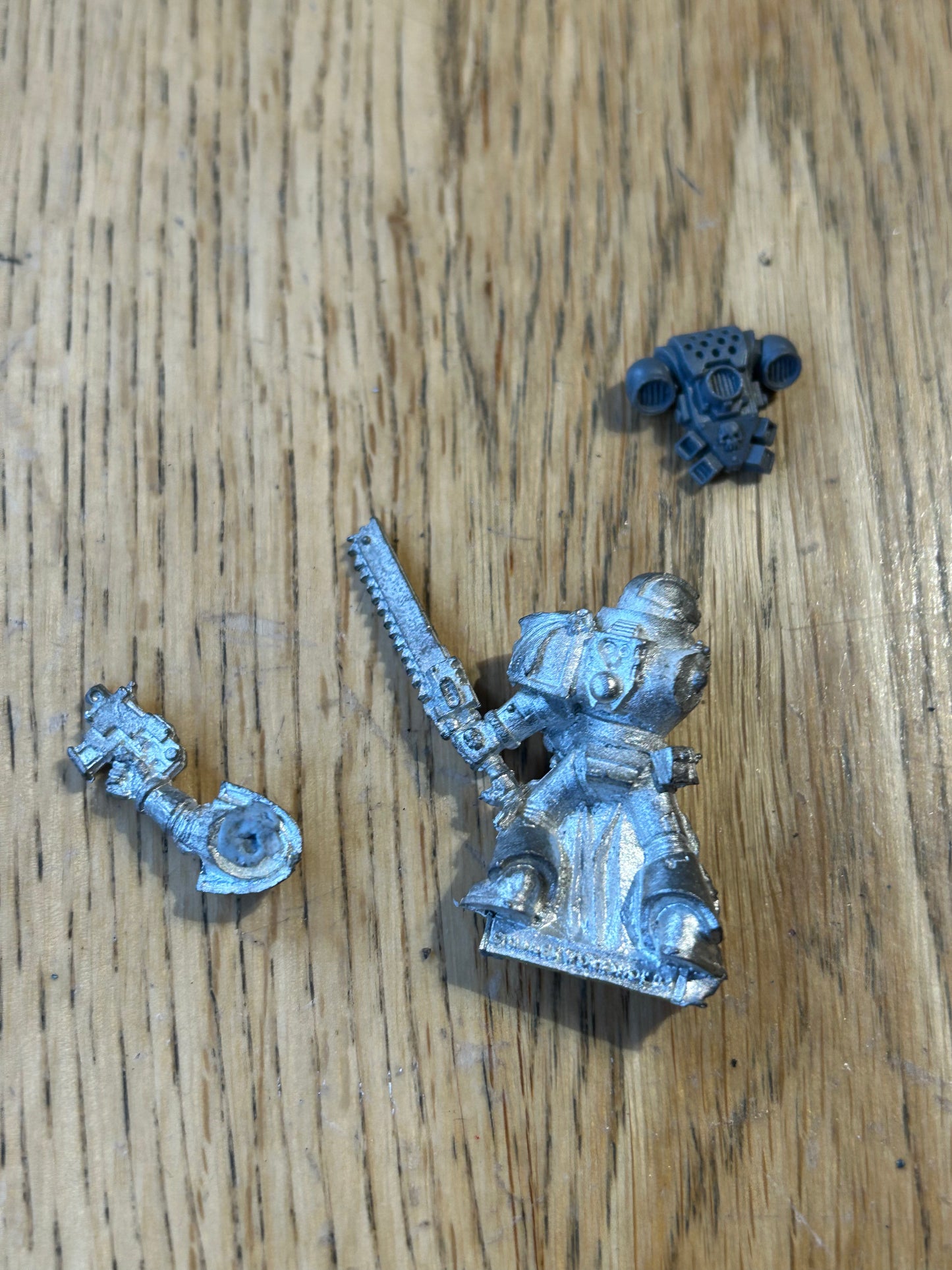 Warhammer 40K: Space Marines- Beakie Veteran W/ Chainsword