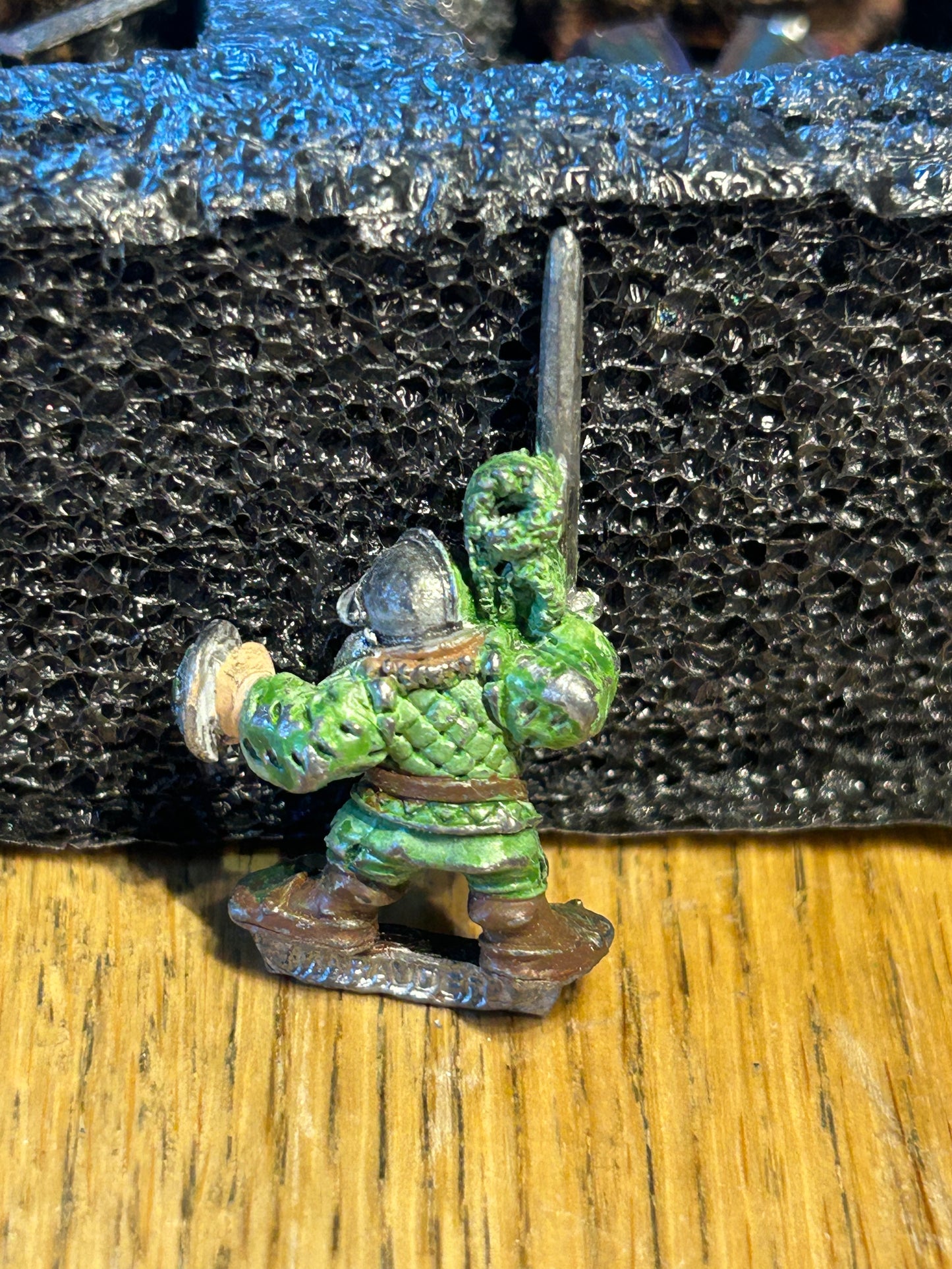Warhammer Marauder MB1 DR4 Dwarf Regiment CHAMPION Landsknecht OOP 1989