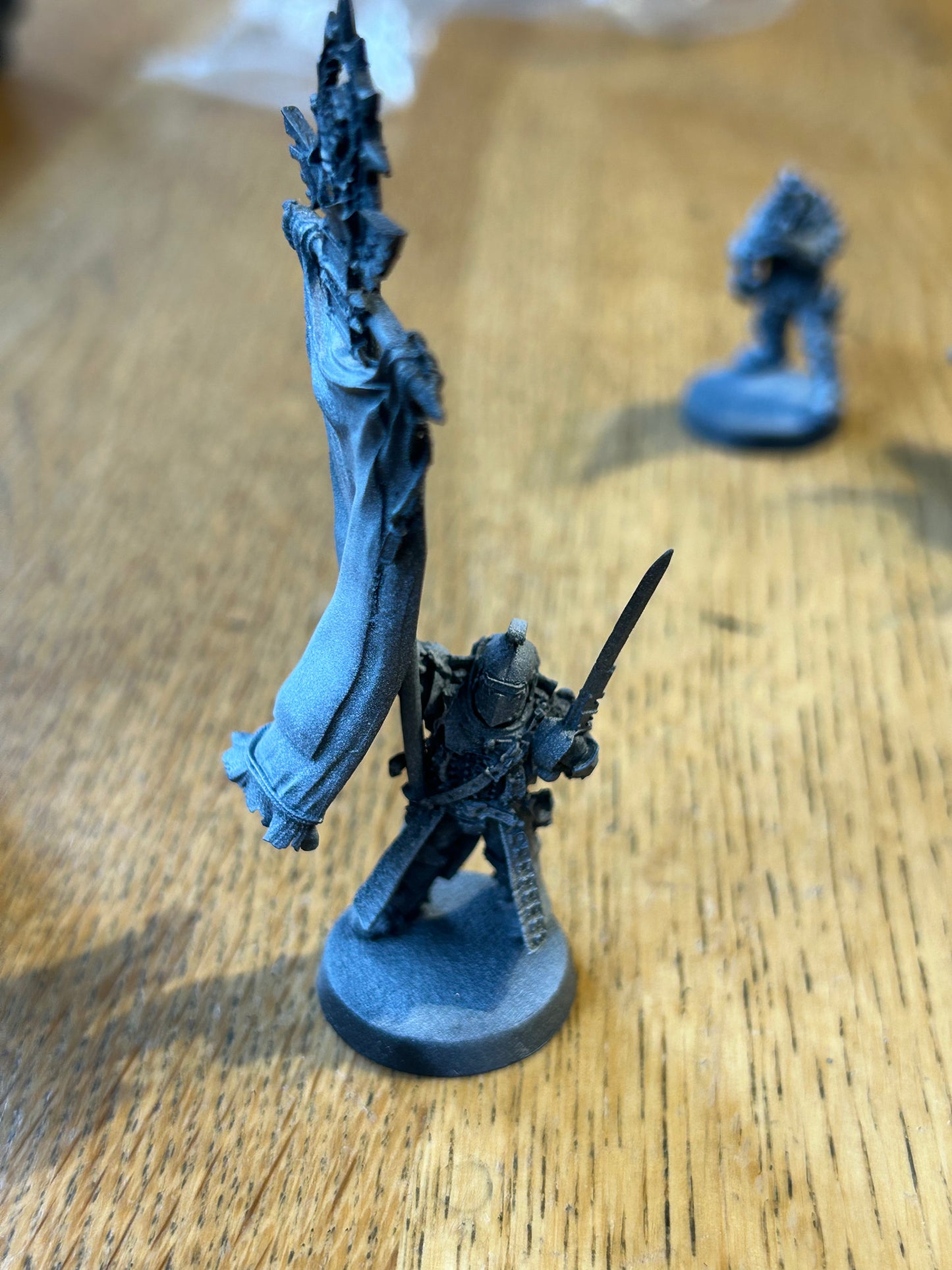 Forgeworld Oop Solar Auxilia Tactical Command Squad Warhammer (leader has broken his sword but the broken part is there to be fixed if possible)