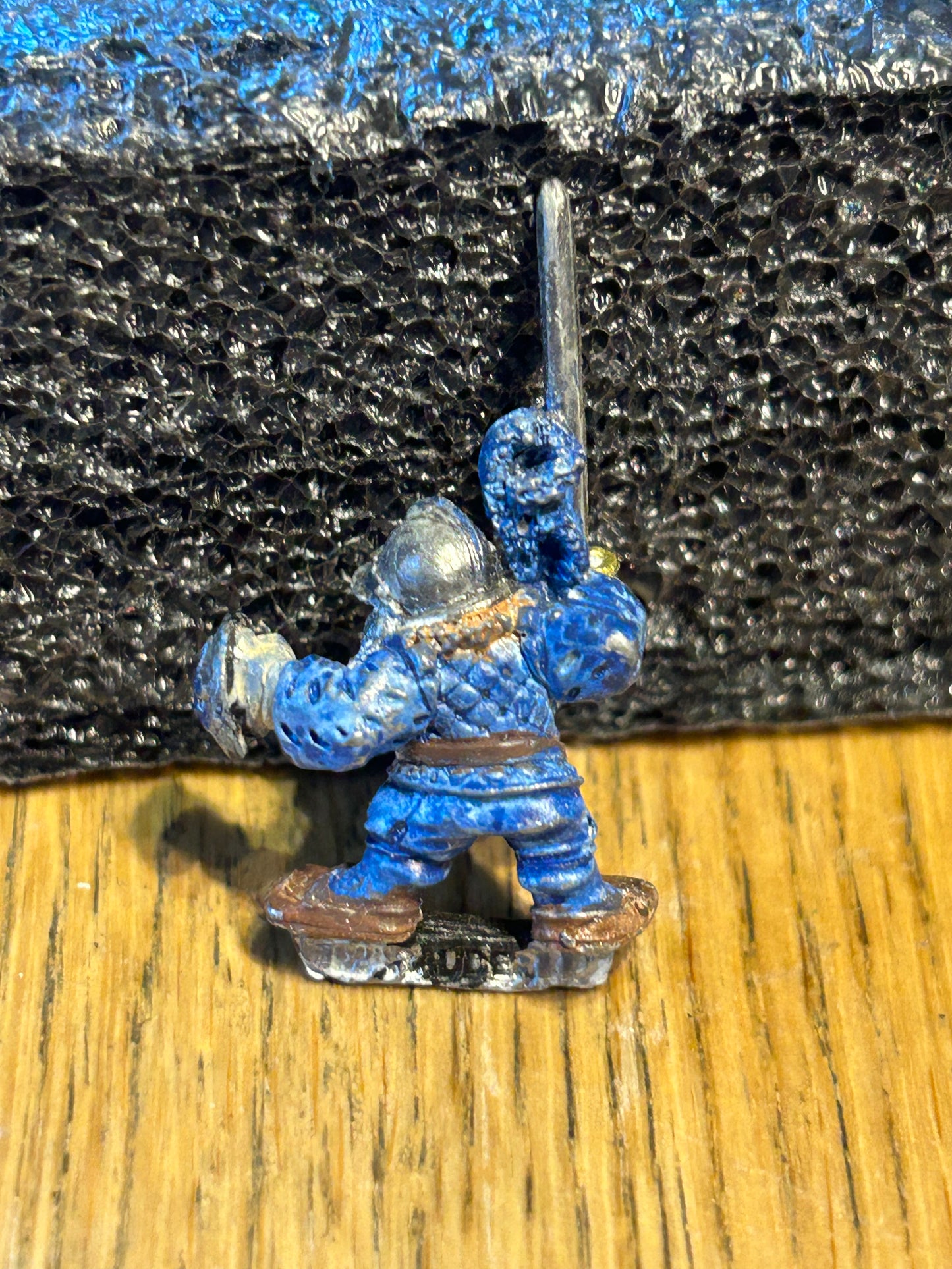 Warhammer Marauder MB1 DR4 Dwarf Regiment CHAMPION Landsknecht OOP 1989