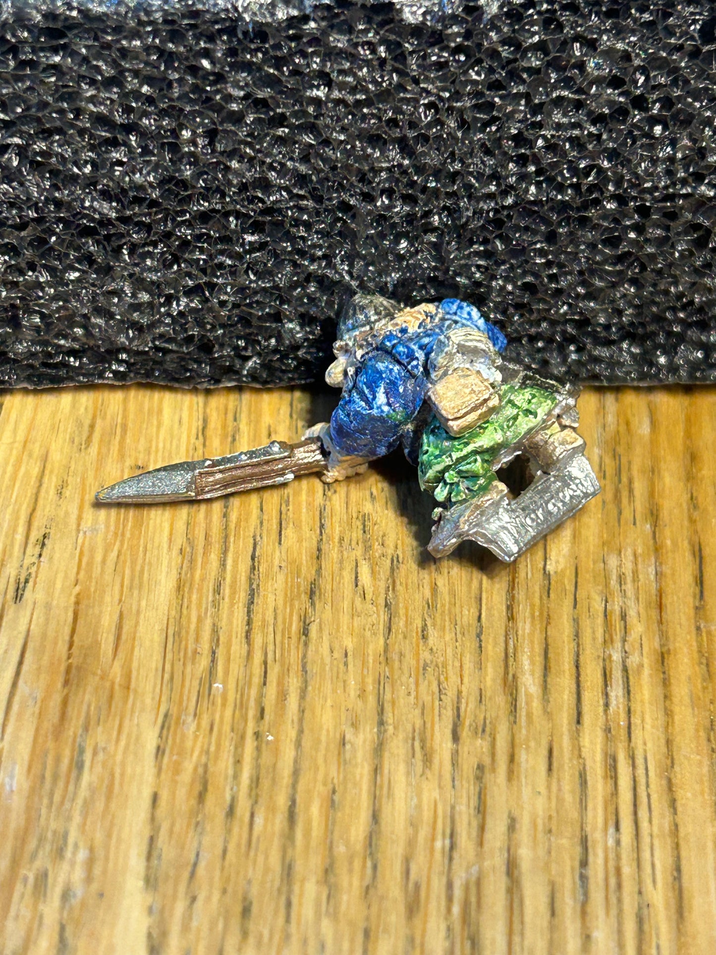 Warhammer fantasy marauder miniatures dwarf with plug in spear
