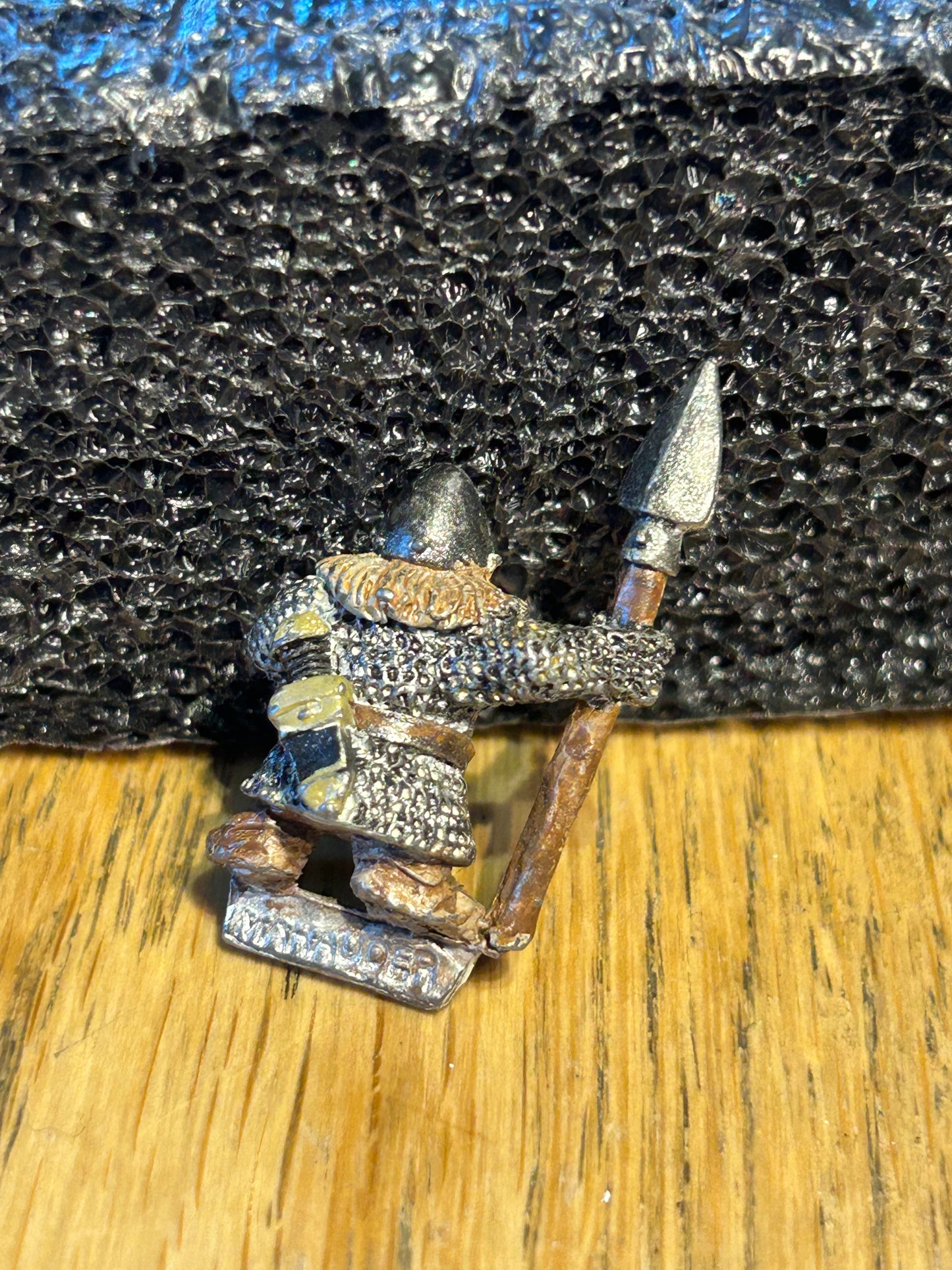Games Workshop Warhammer Citadel 1980s Marauder Dwarf MM10 DW4 w Spear