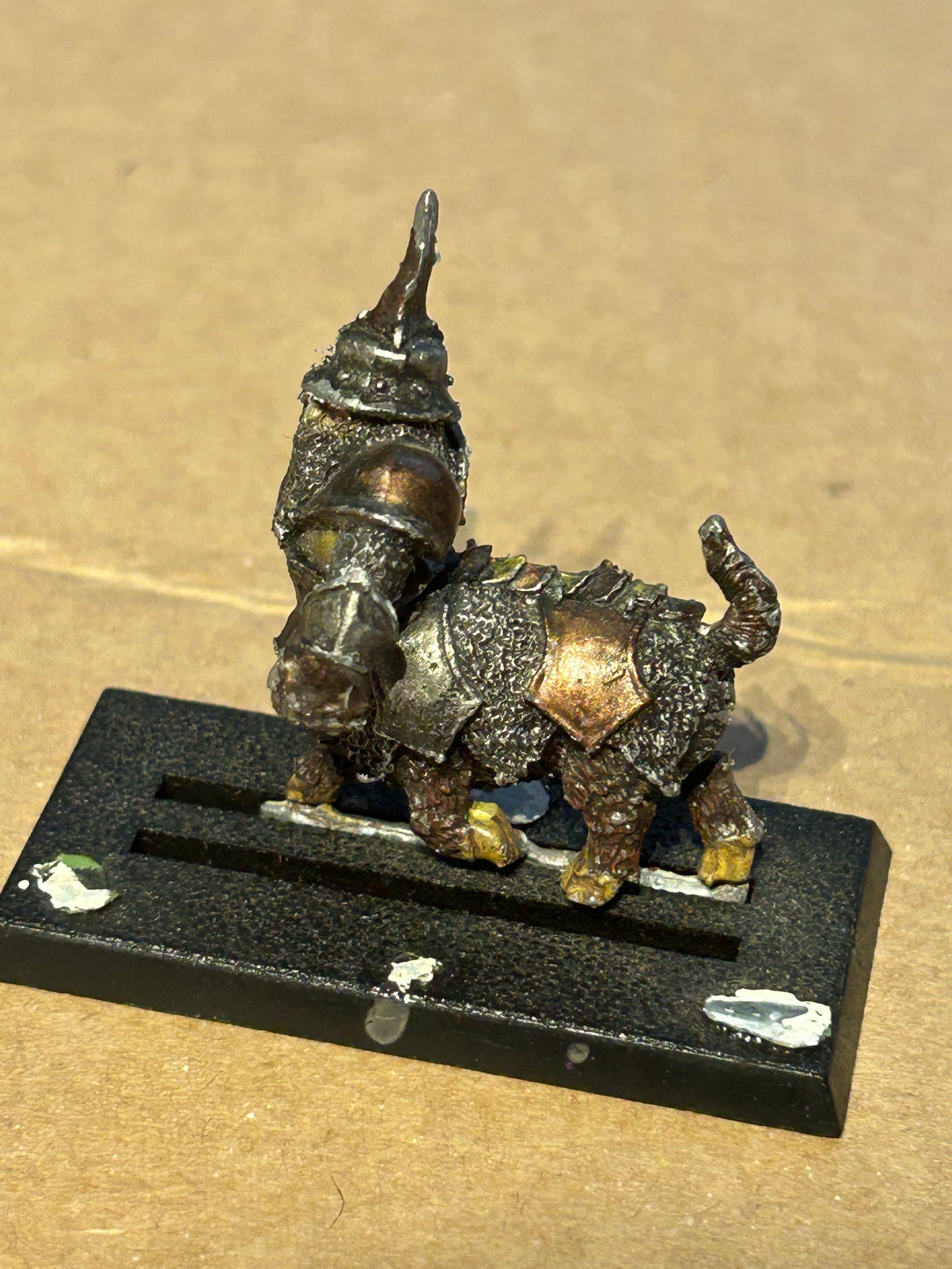 Chaos Dwarf Boar Centaur 1 - Tenderiser - 1987 - Painted Classic Metal Miniature
