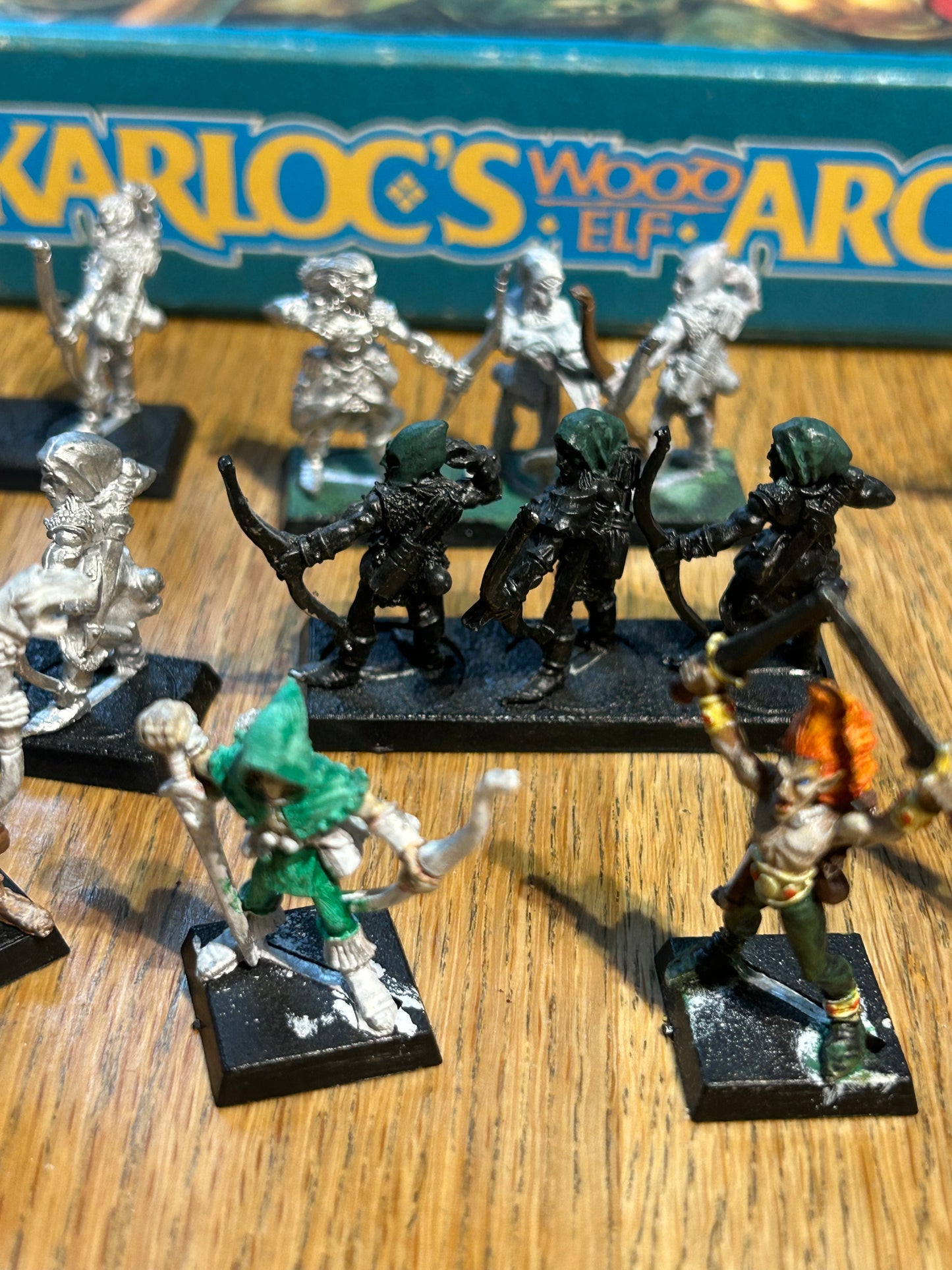 Vintage Citadel Regiments Of Renown, Skarlocs Wood Elf Archers, 1980s RRD4 OOP