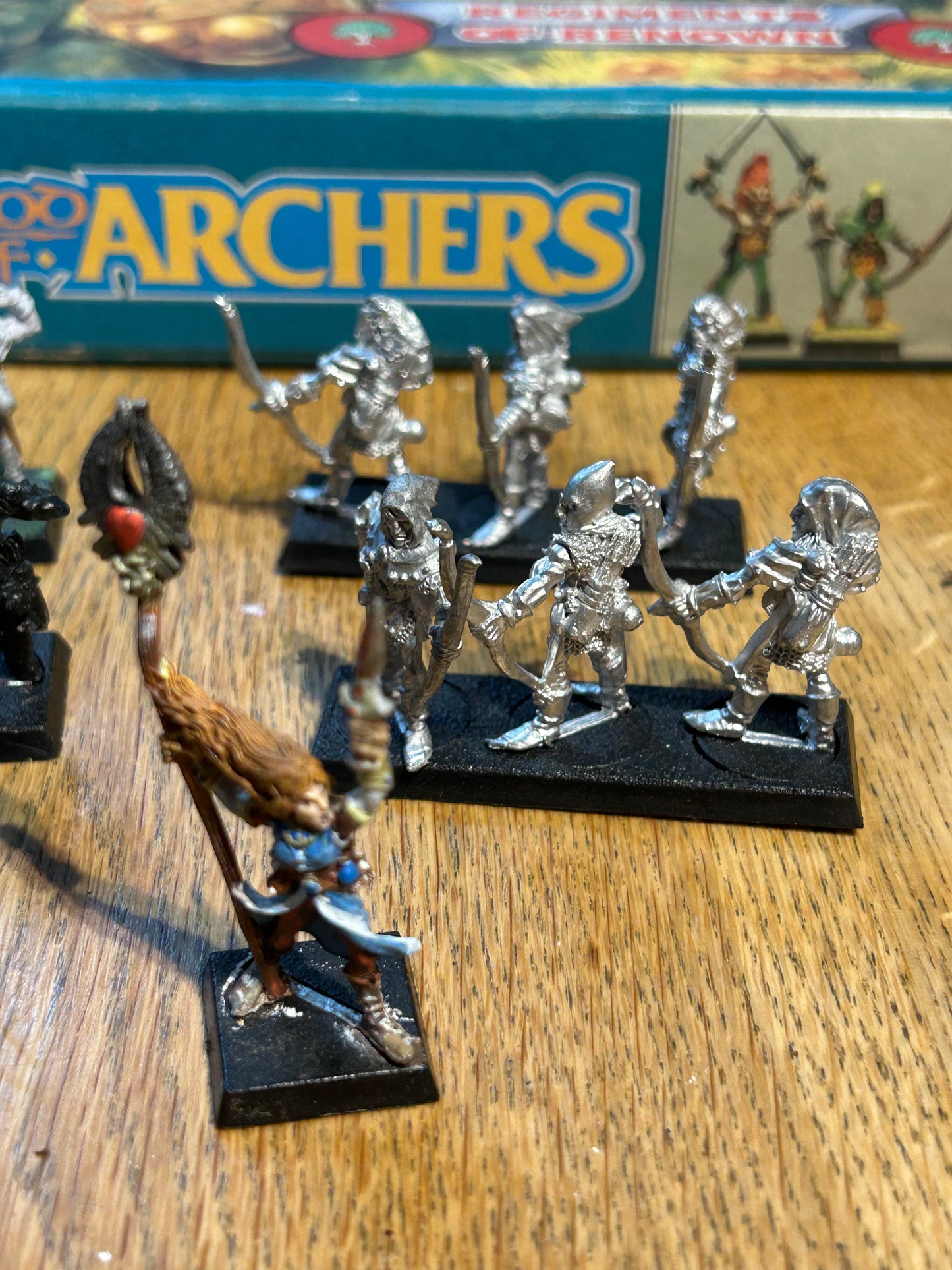 Vintage Citadel Regiments Of Renown, Skarlocs Wood Elf Archers, 1980s RRD4 OOP