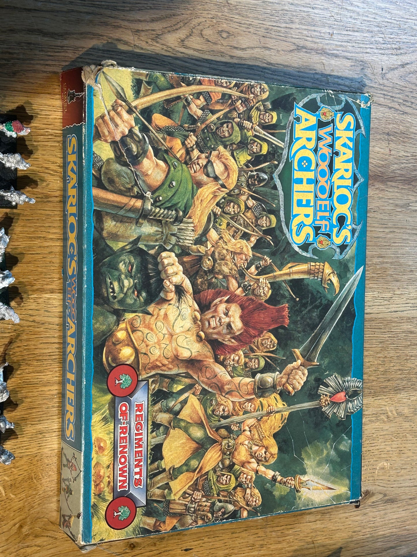 Vintage Citadel Regiments Of Renown, Skarlocs Wood Elf Archers, 1980s RRD4 OOP