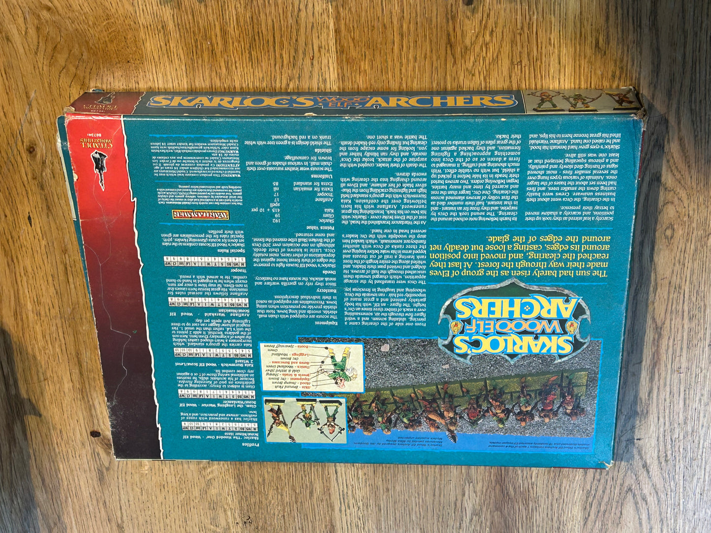Vintage Citadel Regiments Of Renown, Skarlocs Wood Elf Archers, 1980s RRD4 OOP