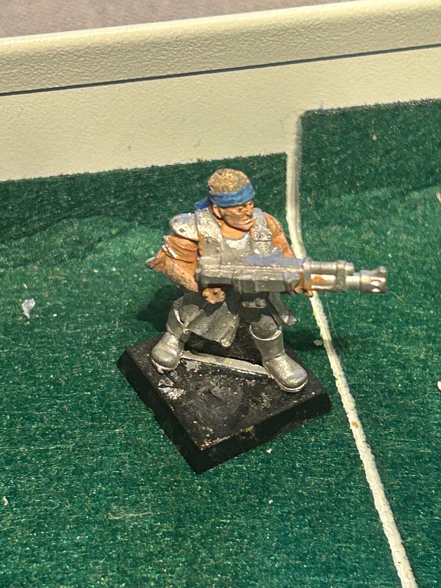 Necromunda orlock ganger with autogun