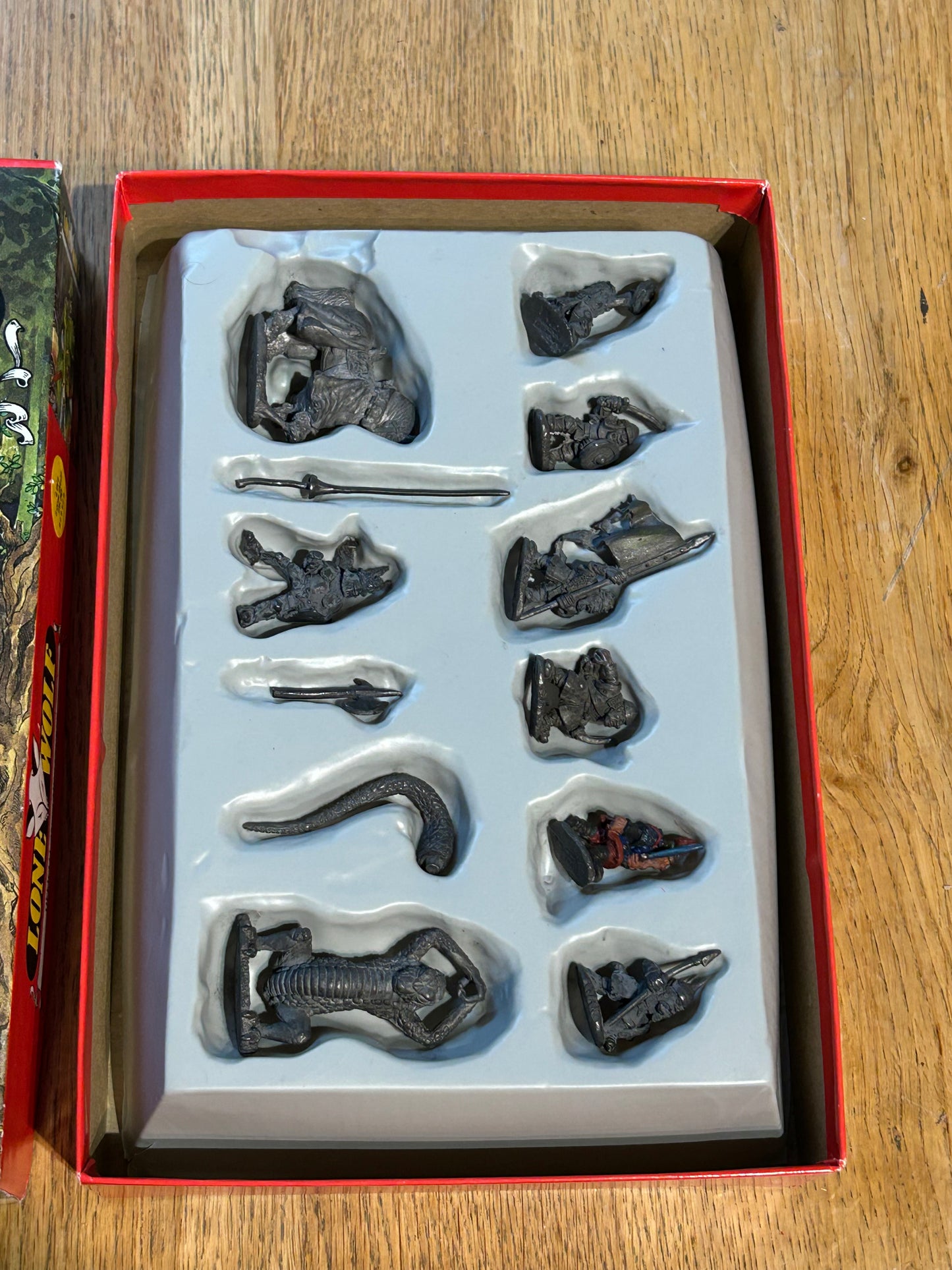 CITADEL LONE WOLF LW1 GIAK ATTACK BOX SET WARHAMMER VERY RARE METAL