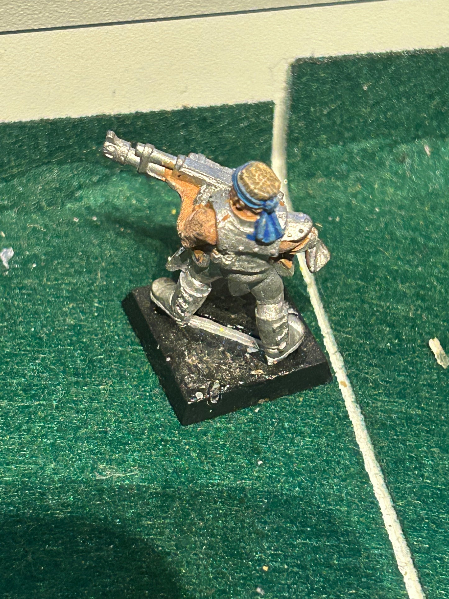 Necromunda orlock ganger with autogun