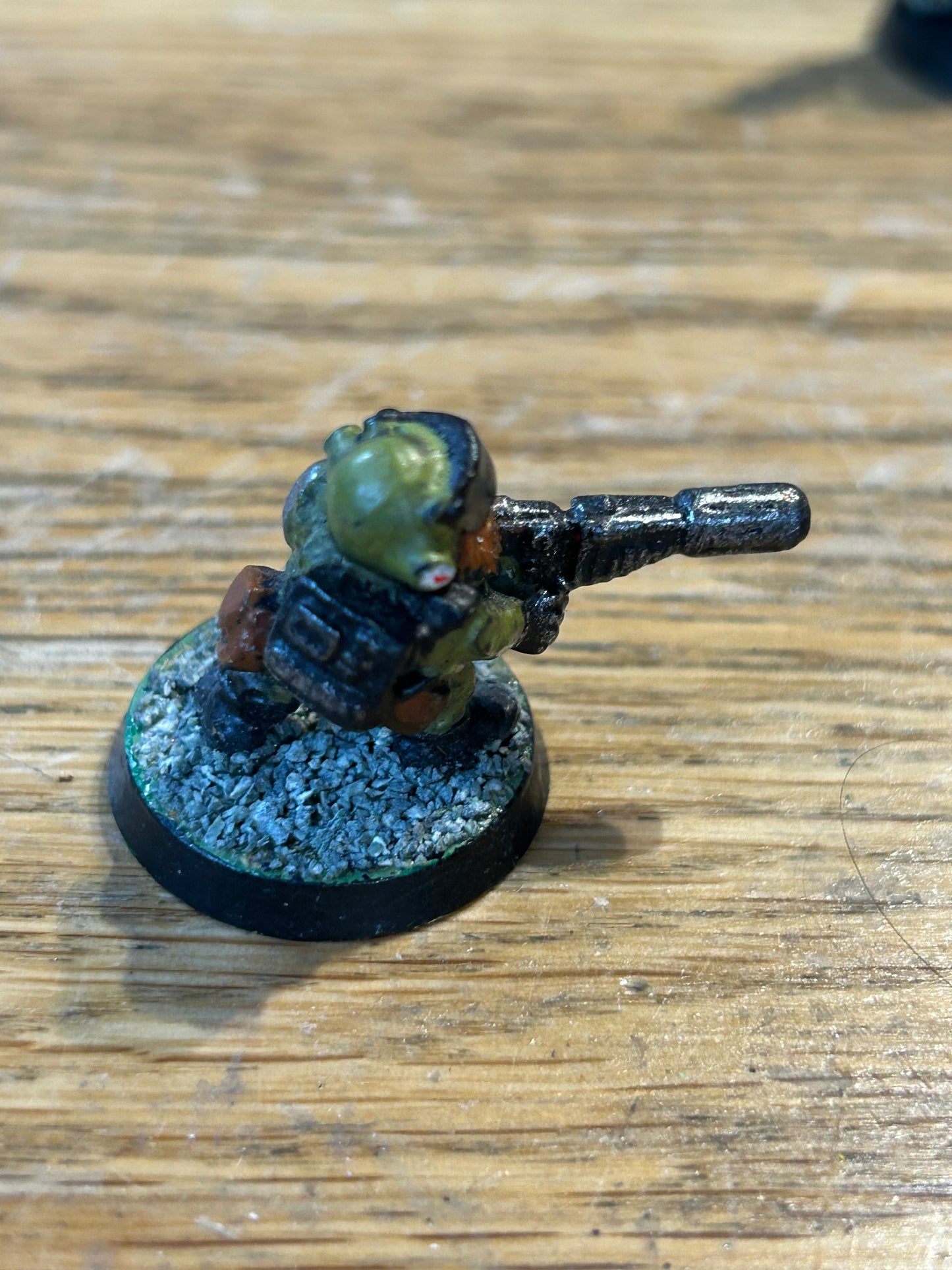 Citadel Warhammer 80s 40K Iron Claw Squat with Melta Gun