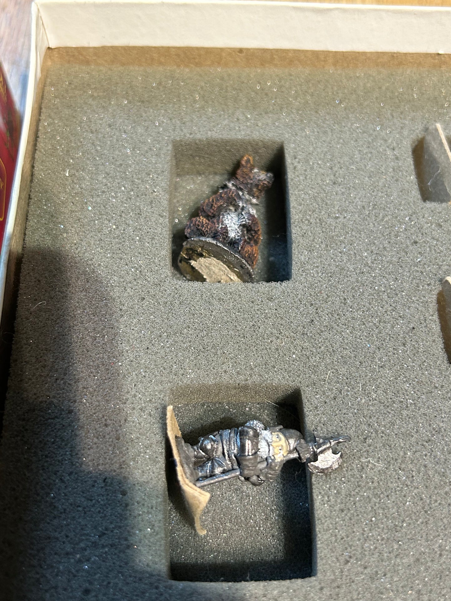 Citadel Miniatures Set Two The Dwarf King's Court from Games Workshop (complete but box has quite a bit of damage)