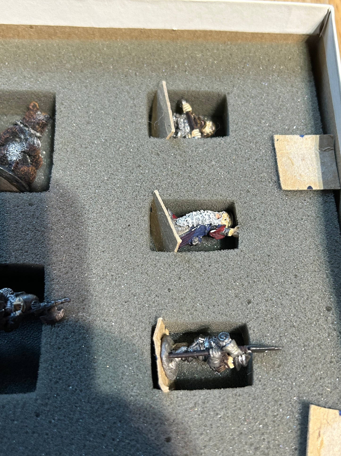 Citadel Miniatures Set Two The Dwarf King's Court from Games Workshop (complete but box has quite a bit of damage)