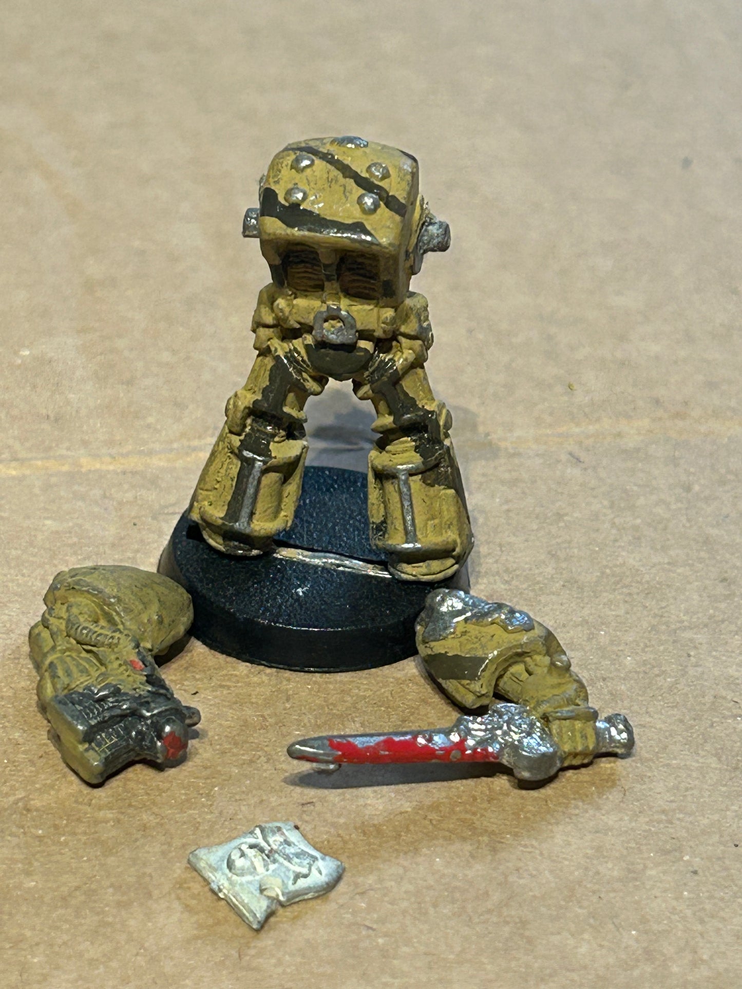 Warhammer 40K Metal ROGUE TRADER RTB9 SPACE MARINE TERMINATOR SERGEANT 1989