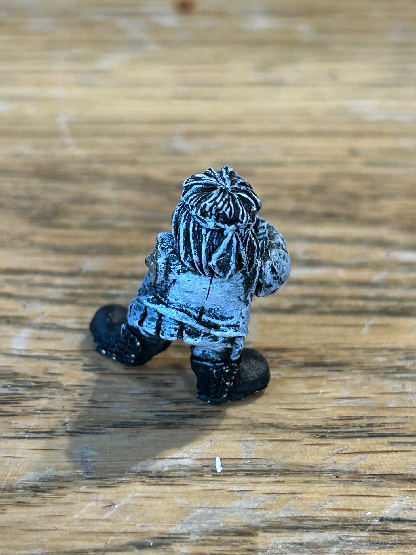 Rogue Trader Warhammer 40k Squat biker (only one plastic arm and no tab)