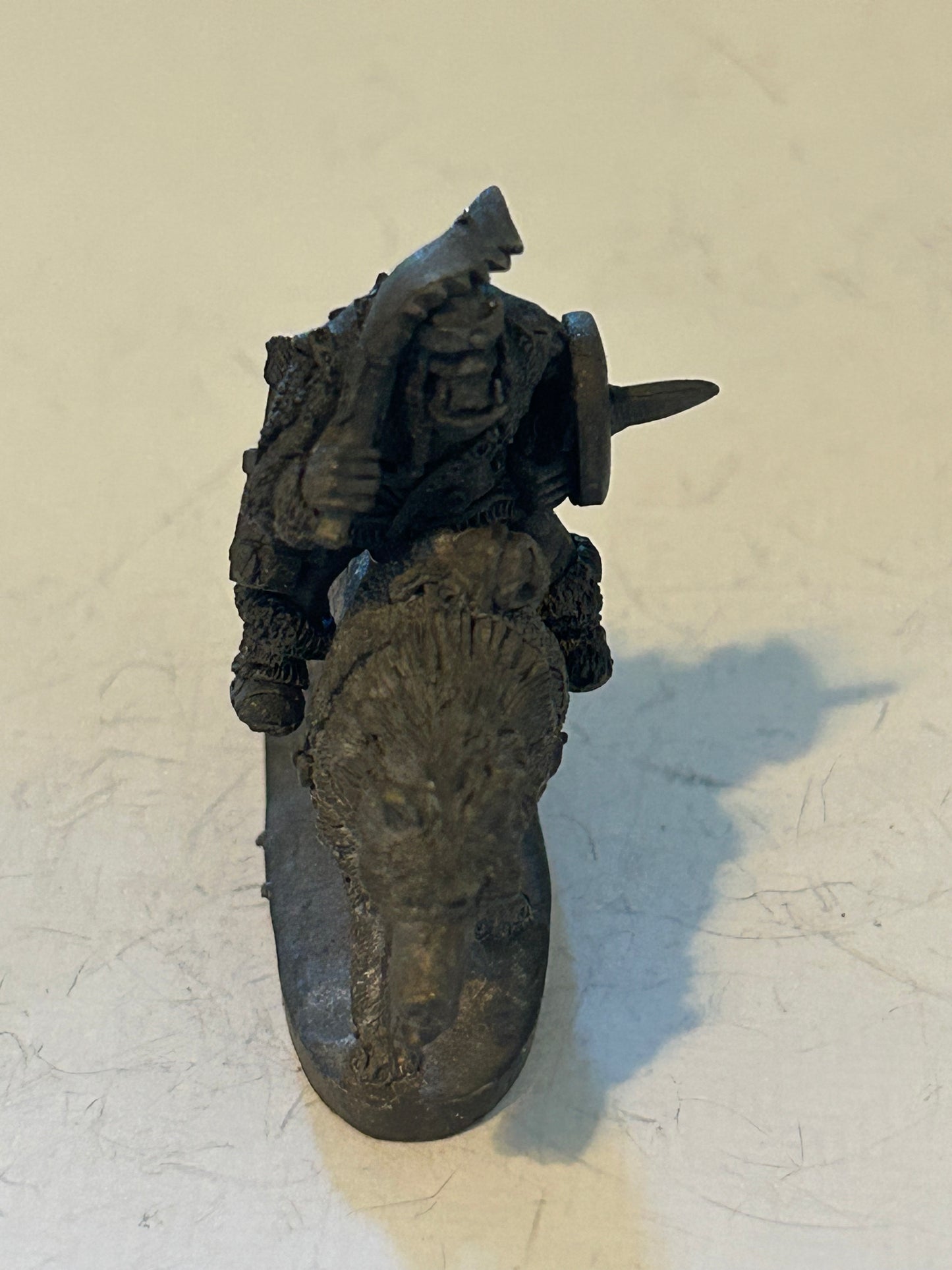 ORC WOLF & RIDER -- M15 CHRONICLE - 1986 - CITADEL WARHAMMER fantasy