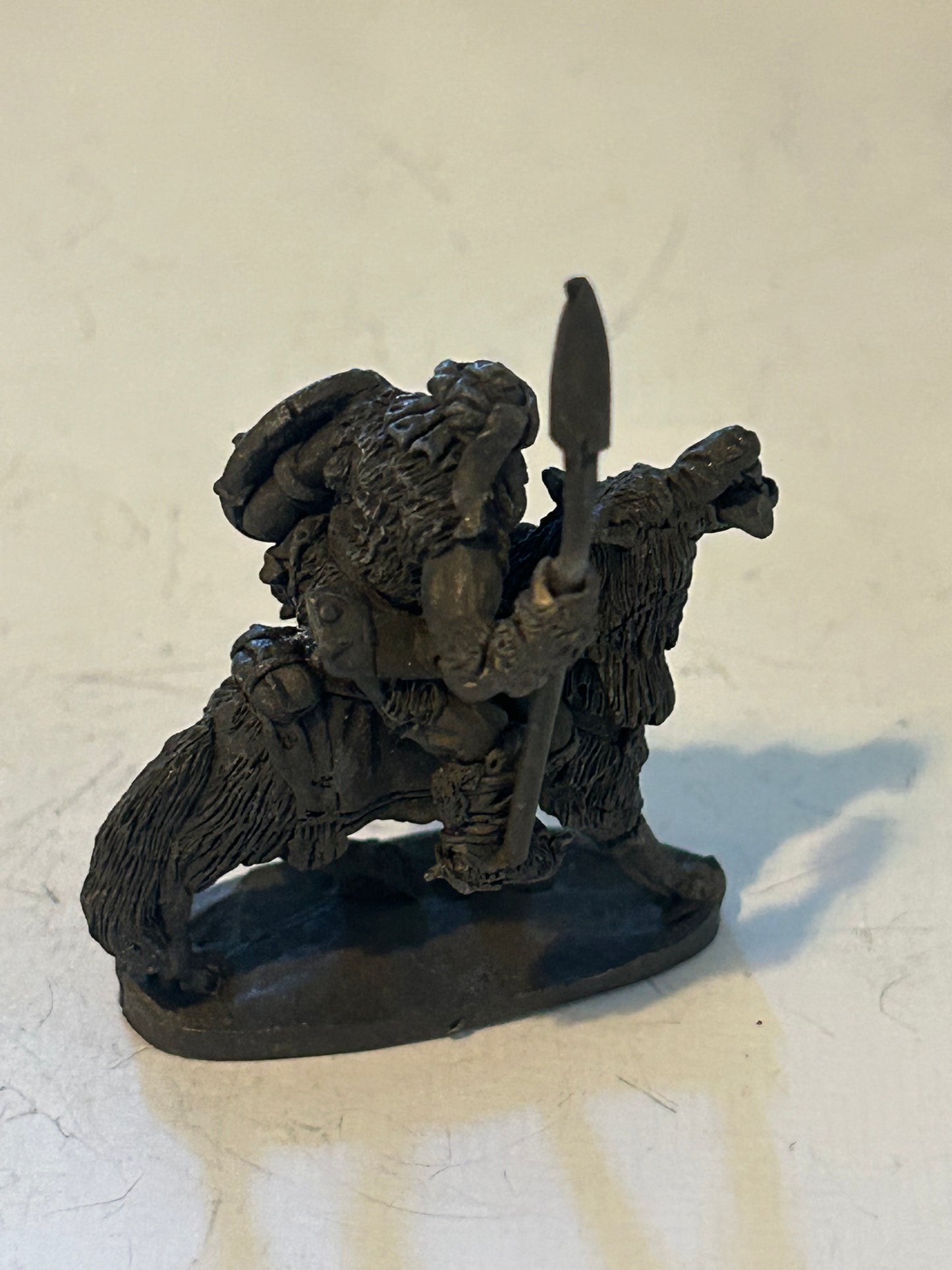 ORC WOLF & RIDER -- M15 CHRONICLE - 1986 - CITADEL WARHAMMER fantasy