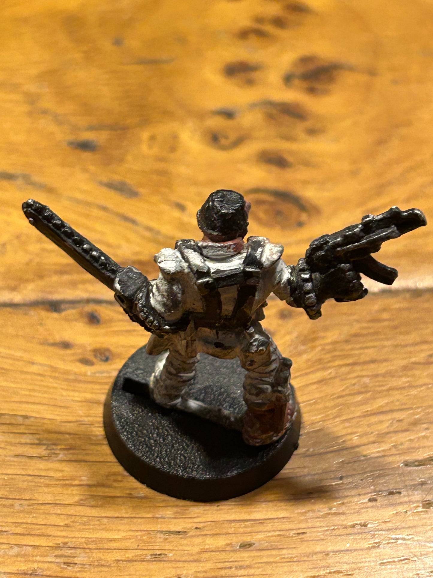 CHAINSAW WARRIOR Metal C100 Rogue Trader Army Painted Warhammer 40K 1980s