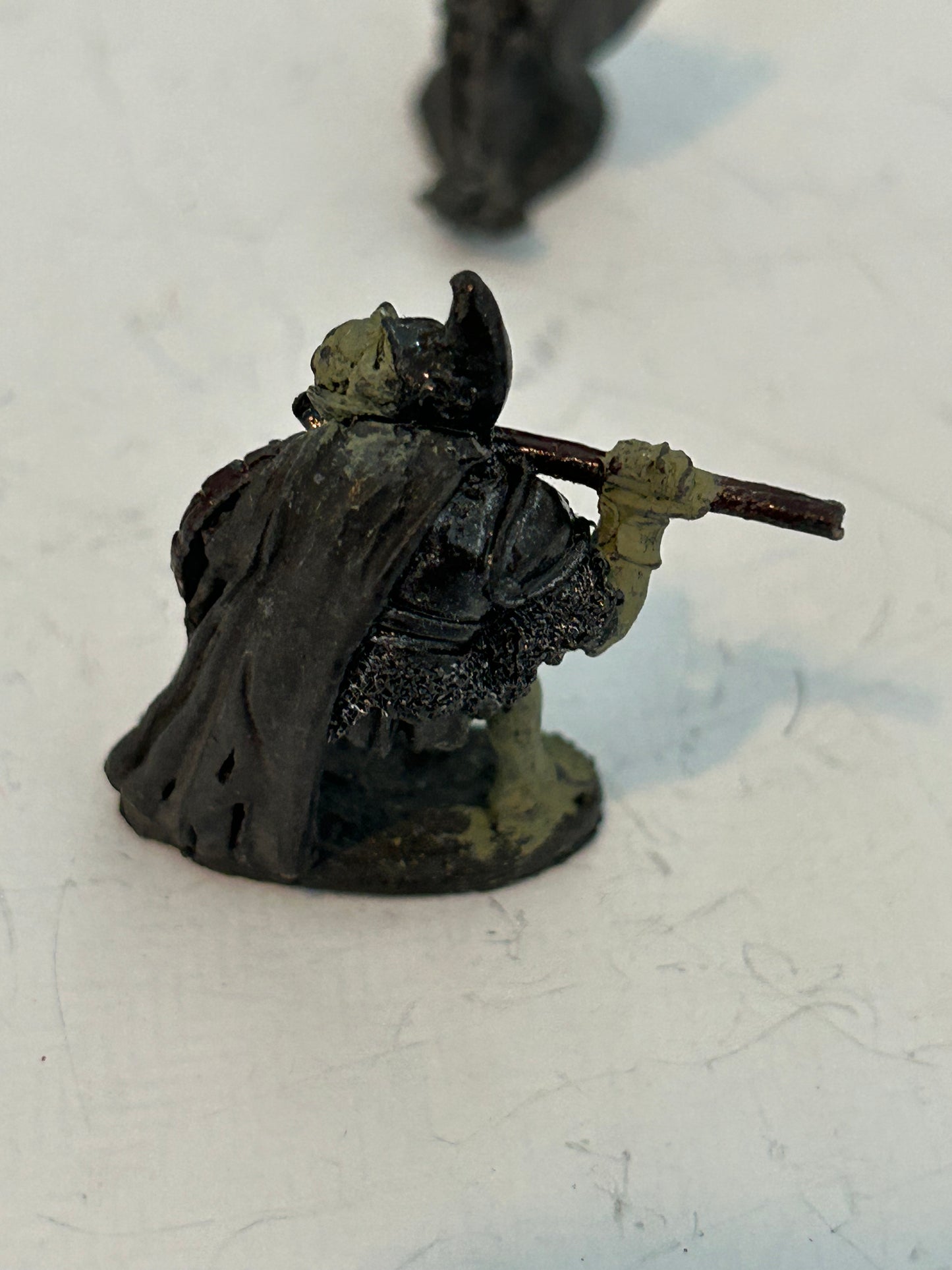 (Copy) Citadel/Games Workshop pre slotta Moonfaced orc with spear and shield (C15 - 1C)