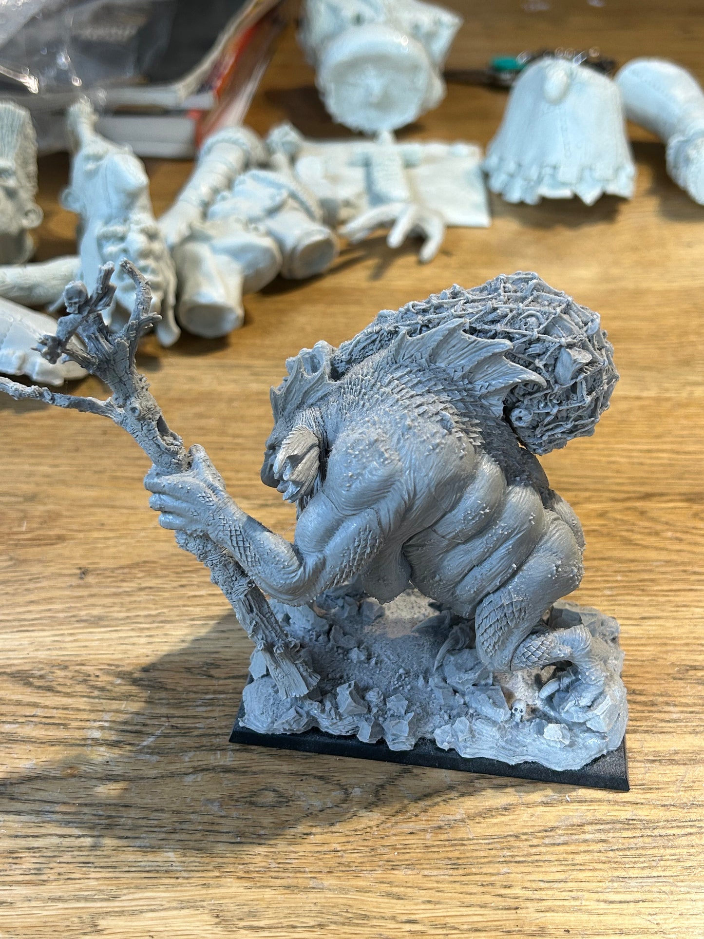 Warhammer fantasy old world orcs and goblins forge world troll hag