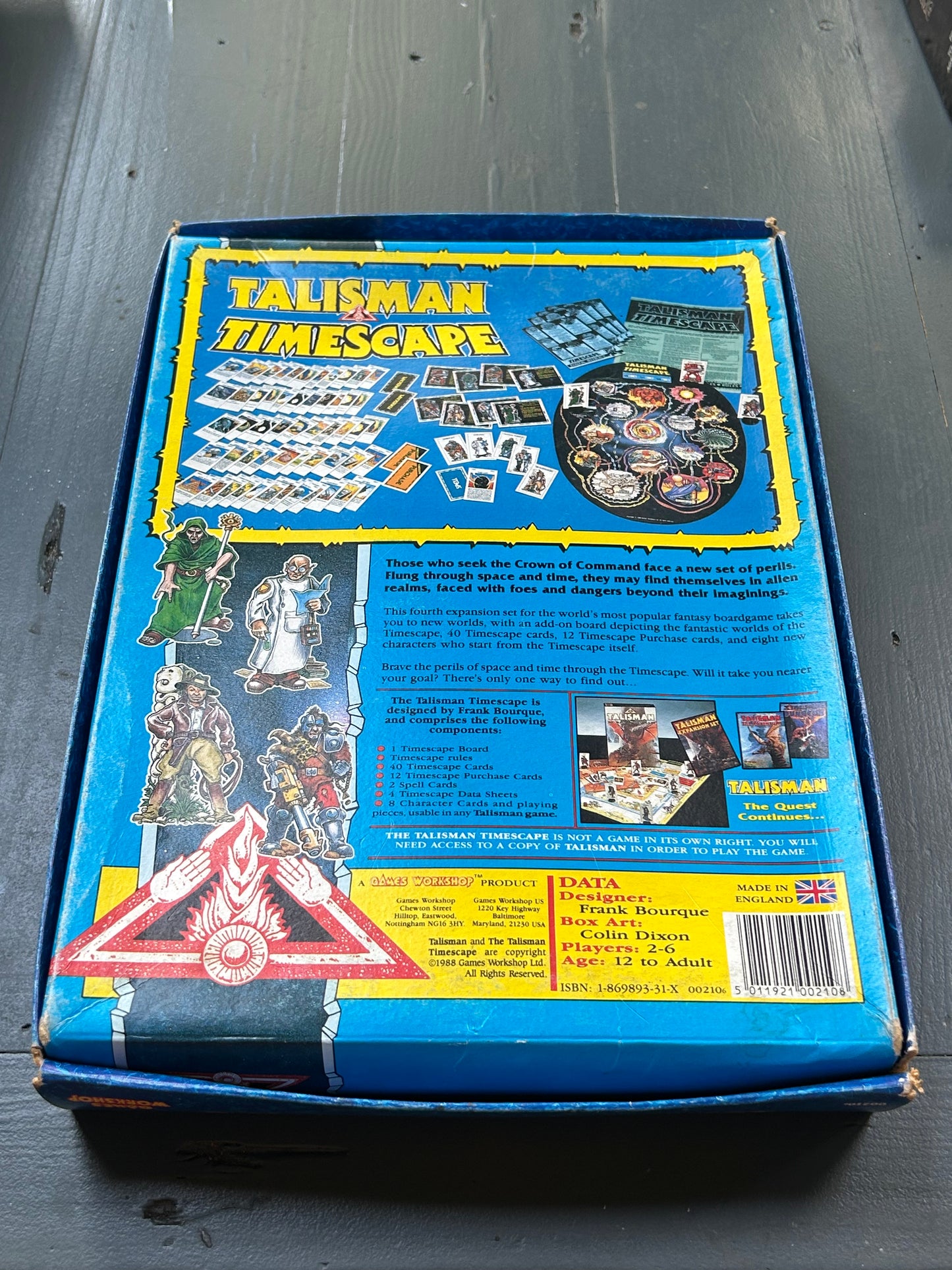 Talisman Timescape Expansion 1st or 2nd Edition Complete Games Workshop