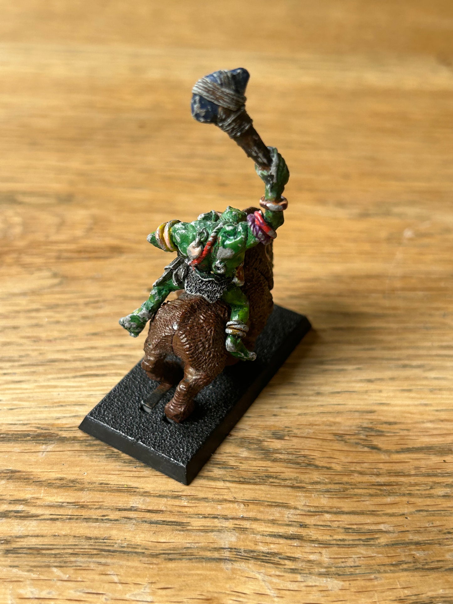 Warhammer Fantasy Battles Old World Savage Orc Boar Boy with club Games Workshop