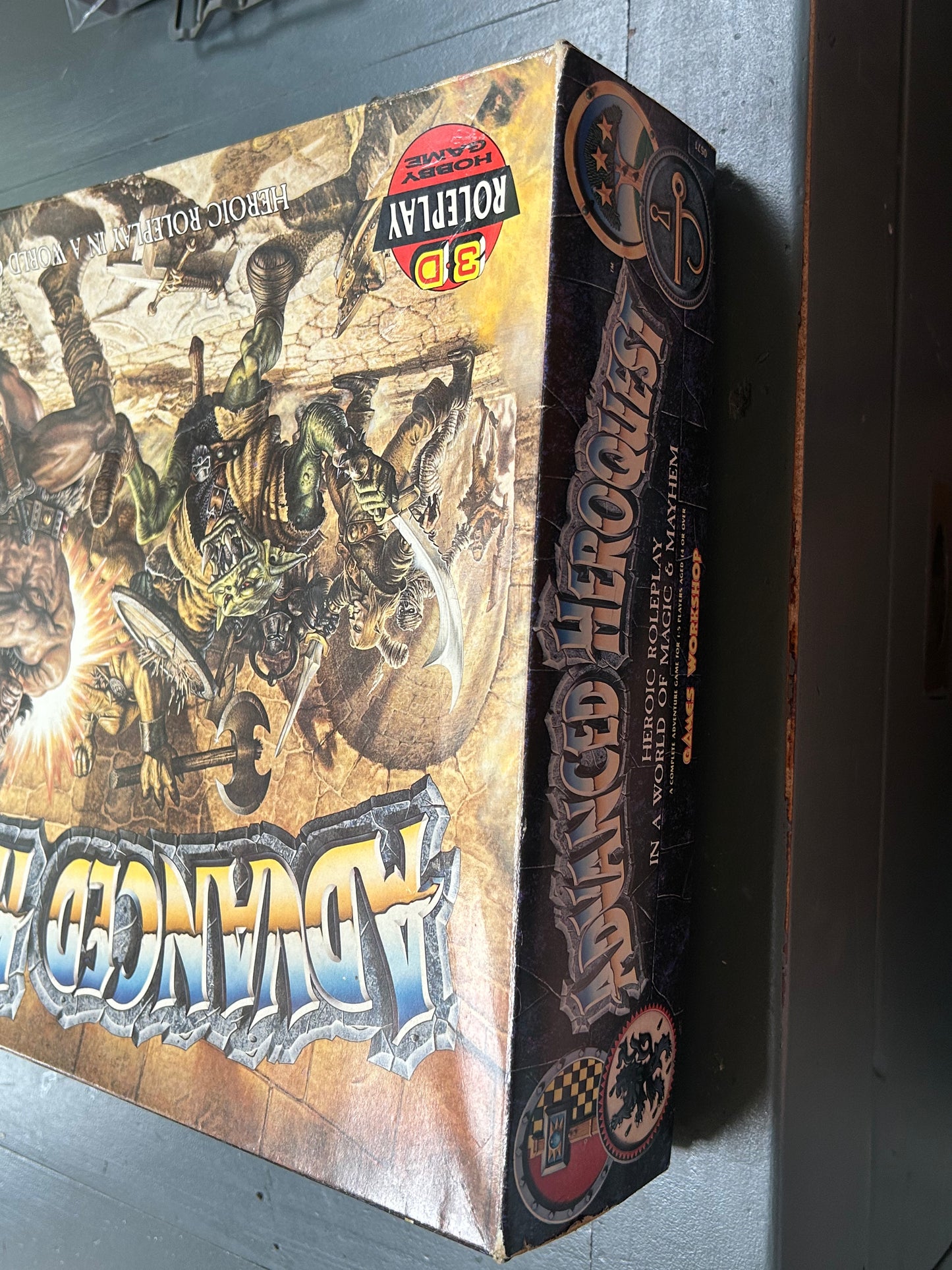 Advanced Heroquest Board Game complete