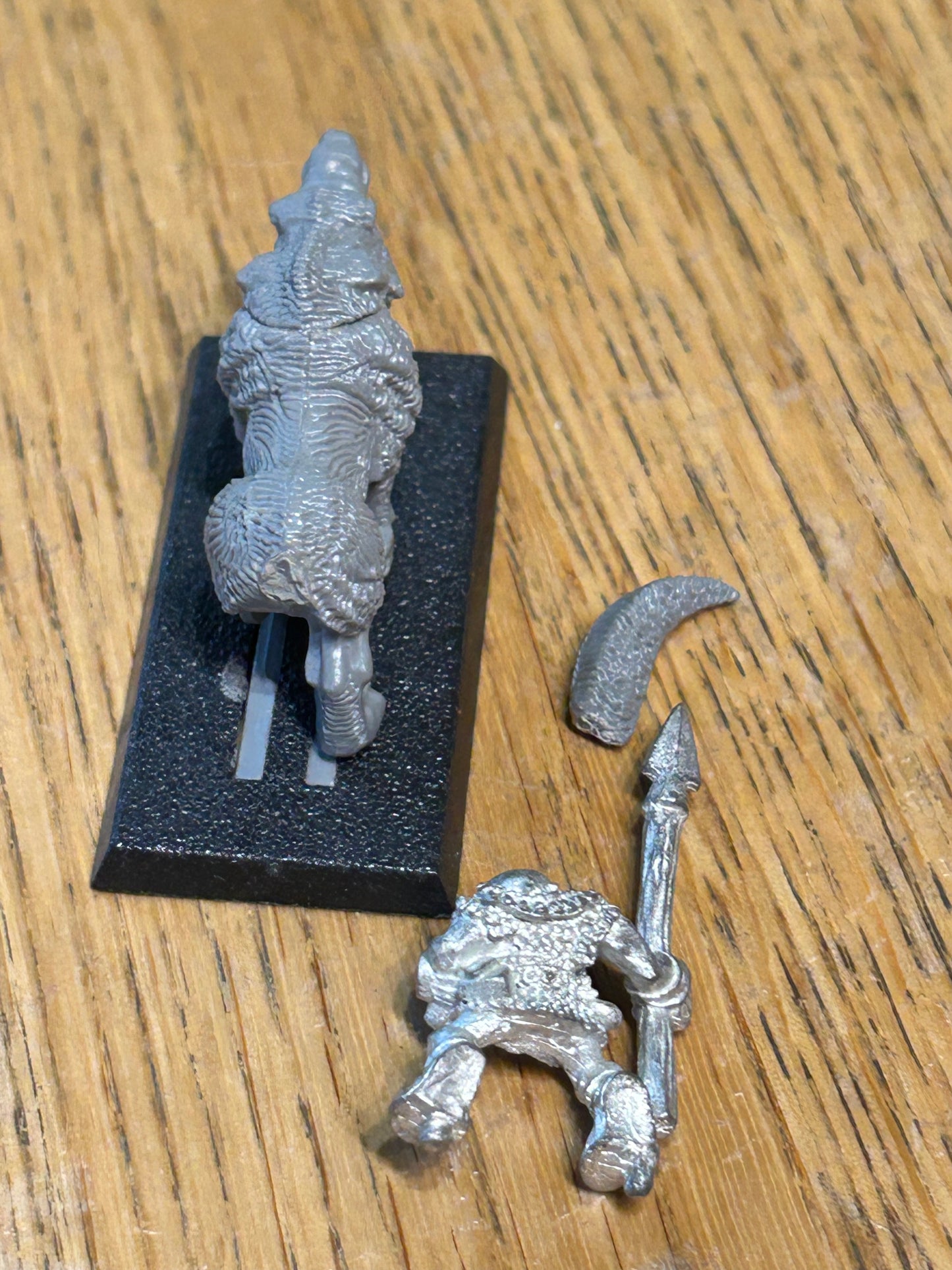 Warhammer fantasy marauder miniatures goblin wolf rider with spear