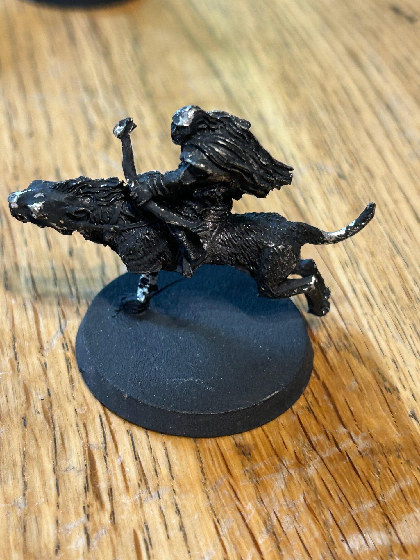 Games Workshop Lord of the Rings Warg Riders Metal Miniatures X 5 (two of them are missing their back legs).