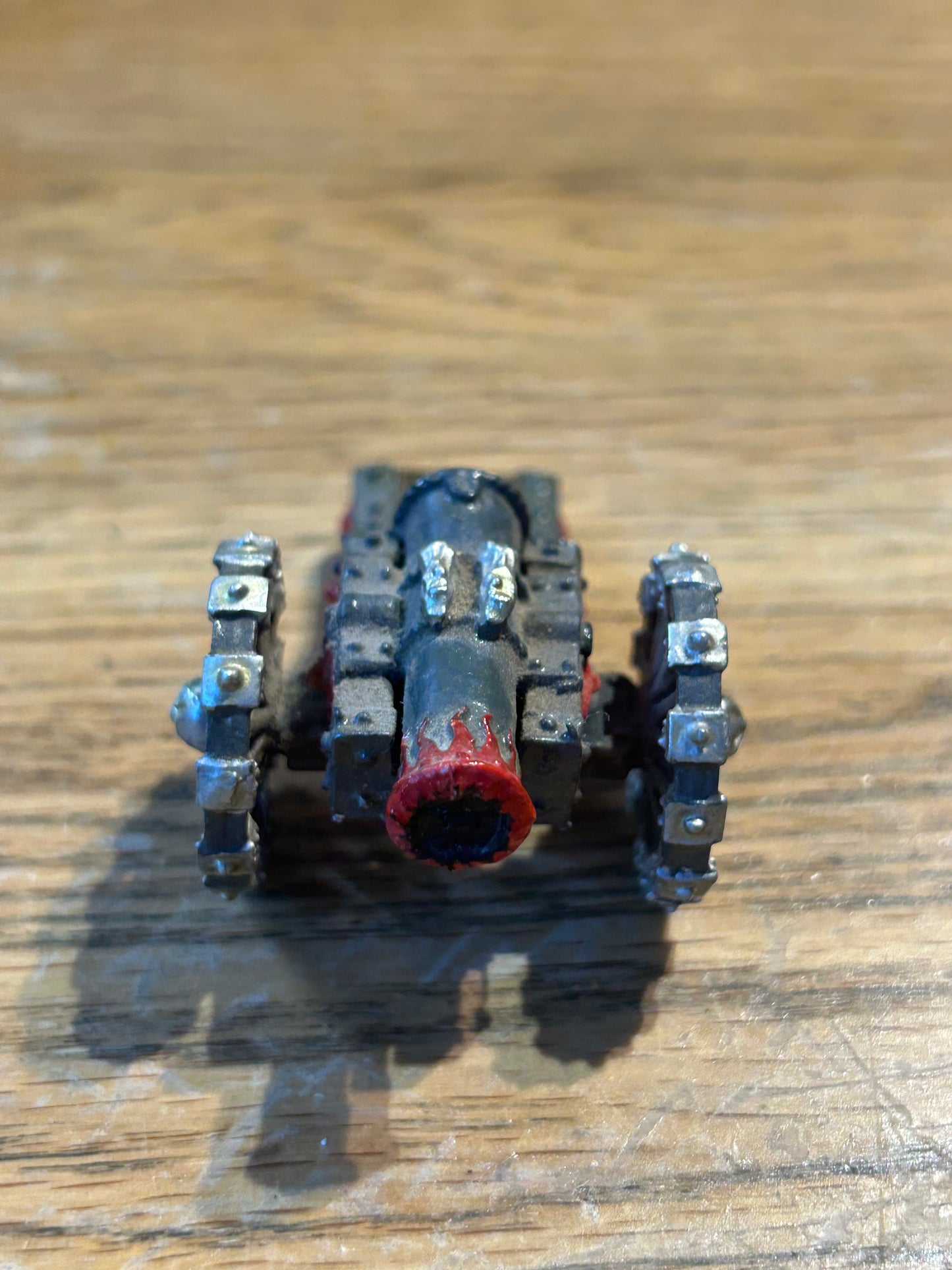 Warhammer fantasy marauder dwarf cannon / siege gun MM13 (missing the stool) includes the original metal wheels