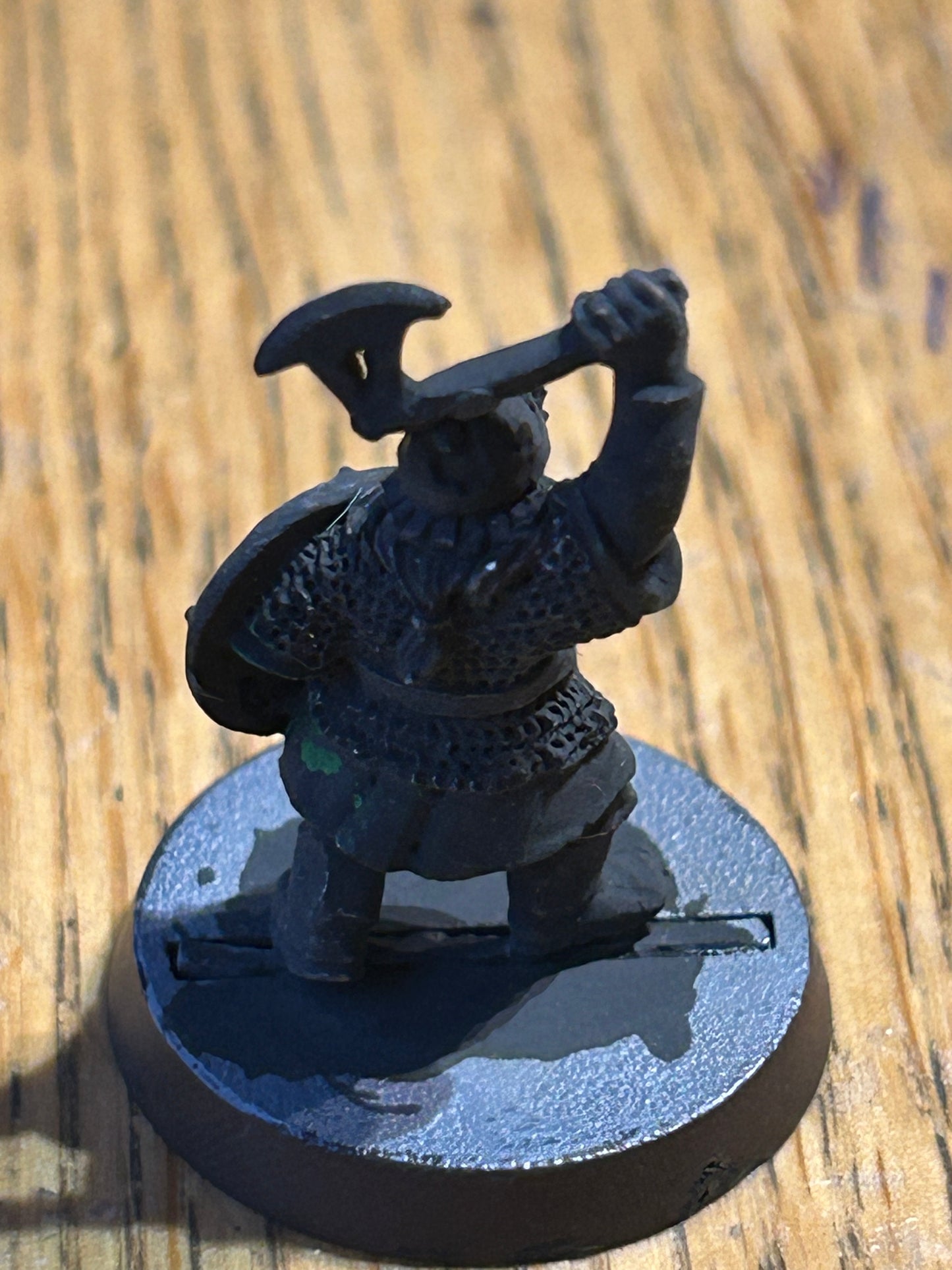 MESBG Moria dwarf with shield and axe (4 of this sculpt available) metal