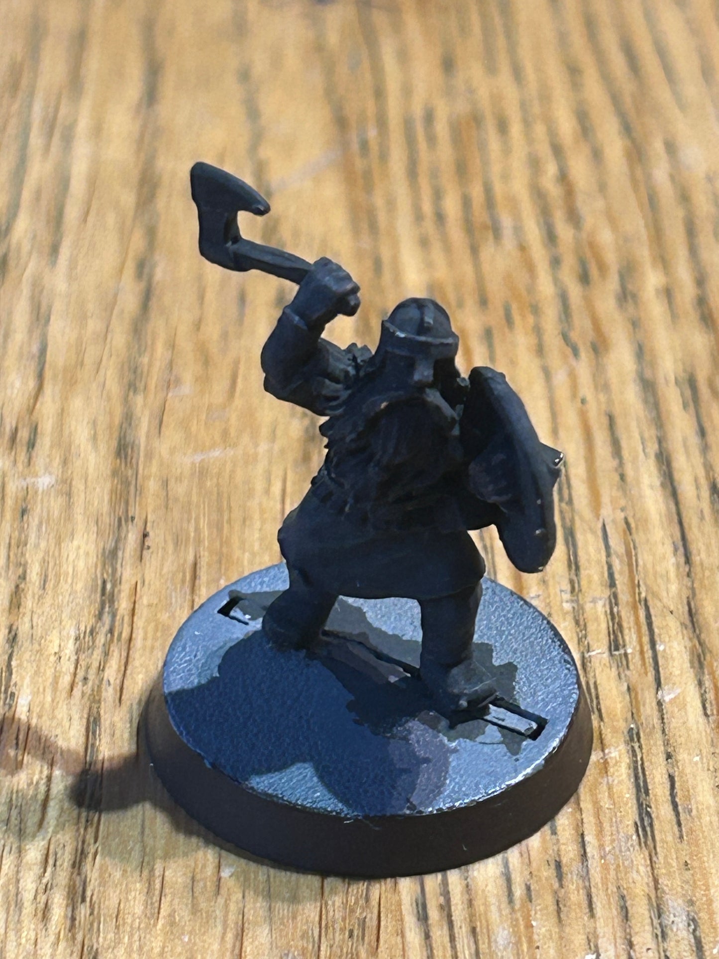 MESBG Moria dwarf with shield and axe (5 of this sculpt available) metal