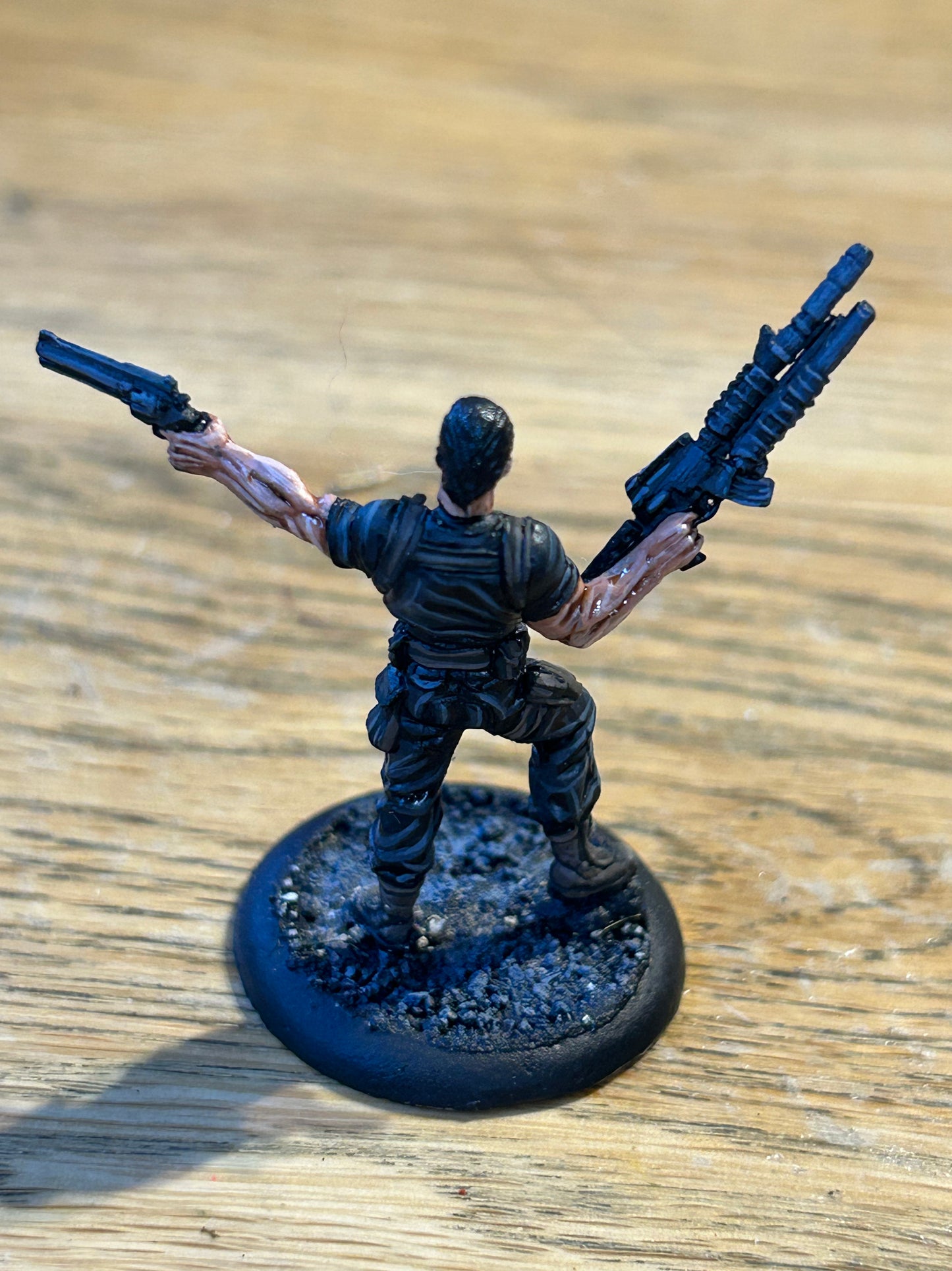 Painted The Punisher, Knight Models Marvel Spider-Man Game, 35mm OOP Metal