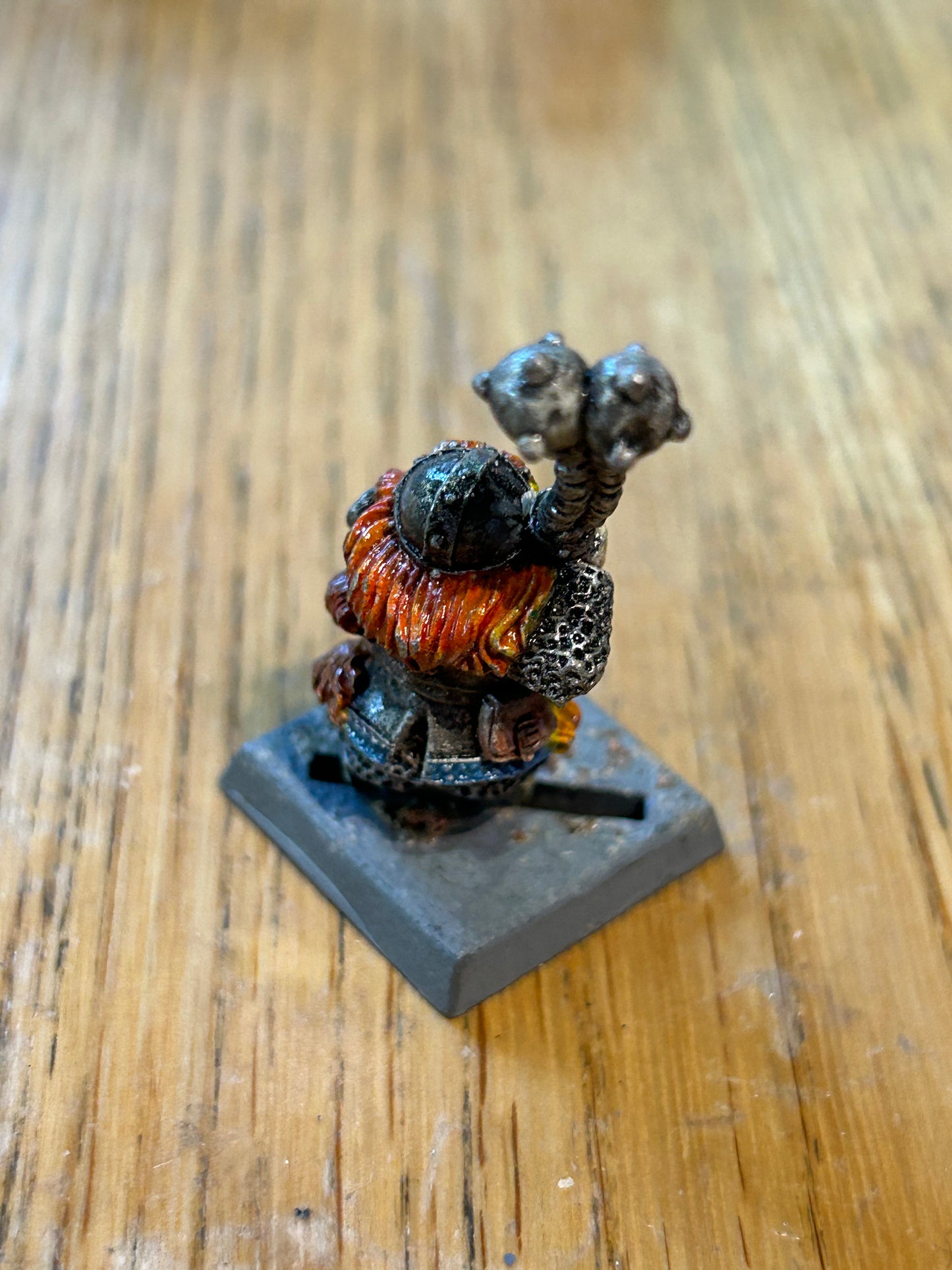 Warhammer fantasy marauder miniatures dwarf long beard with flail