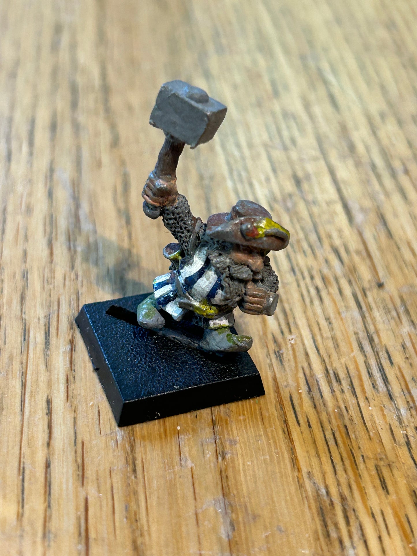 Marauder Dwarf MM10 DW16 Hat Hammer & Shield 80s Metal Citadel Dwarfs