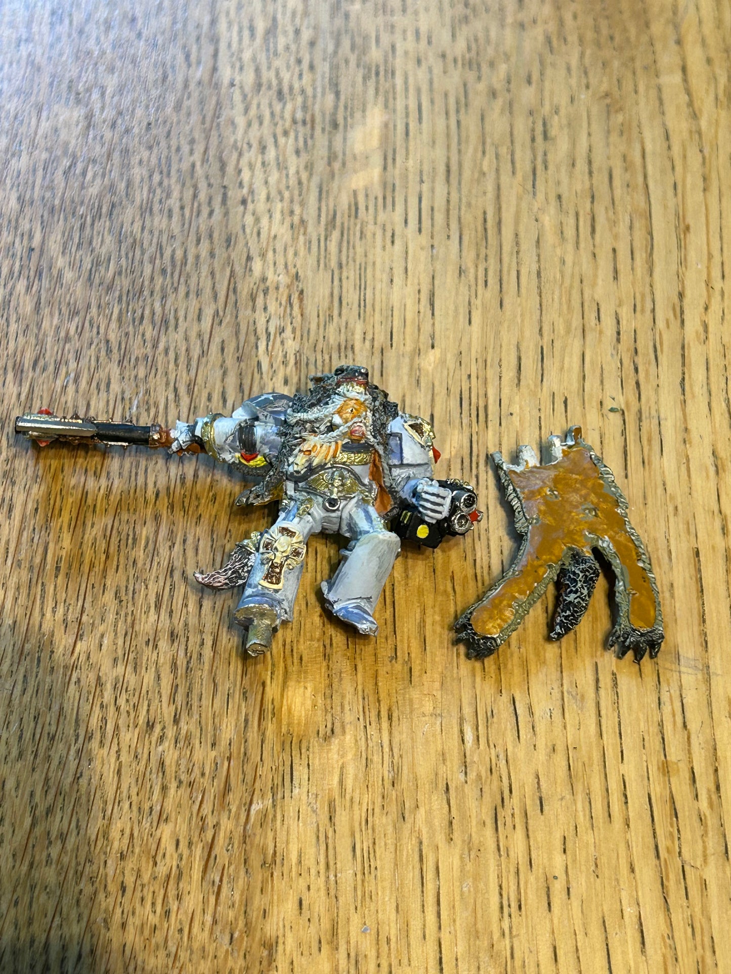 Space Wolves Logan Grimnar Warhammer 40k Space Wolves Metal Painted marines