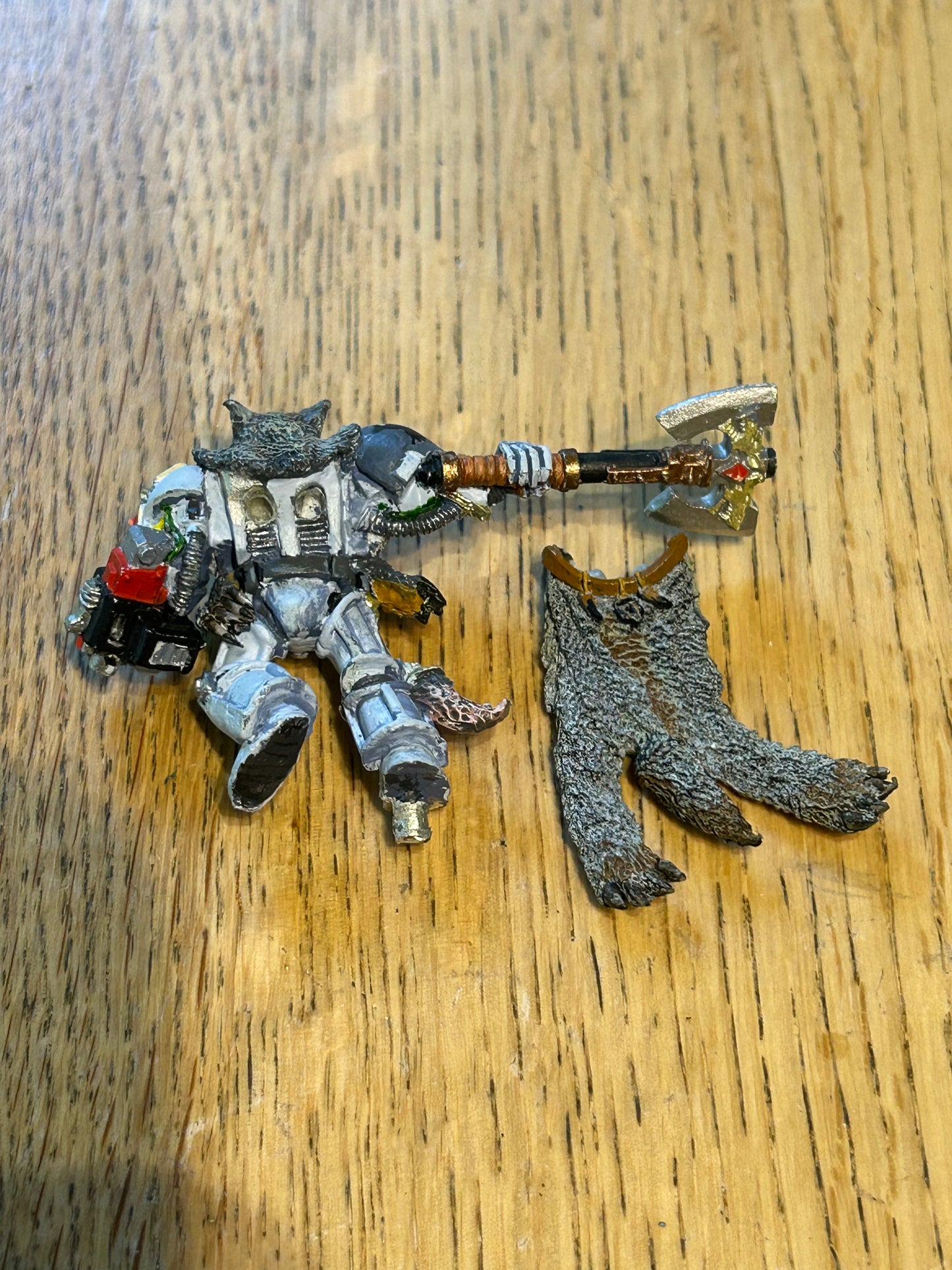 Space Wolves Logan Grimnar Warhammer 40k Space Wolves Metal Painted marines