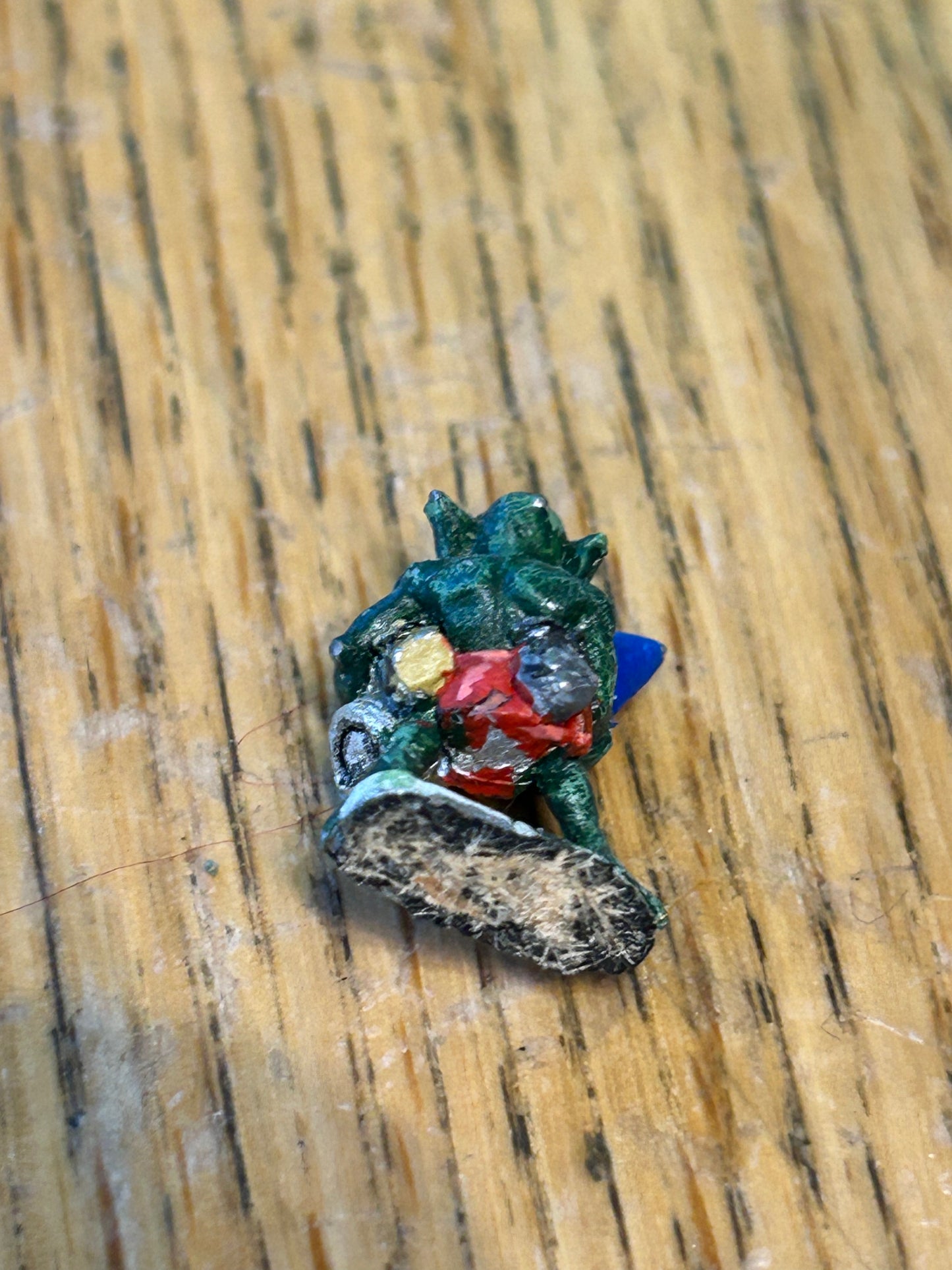 Rogue Trader Space Ork Runt With Shell Snotling Metal Citadel Kev Adams
