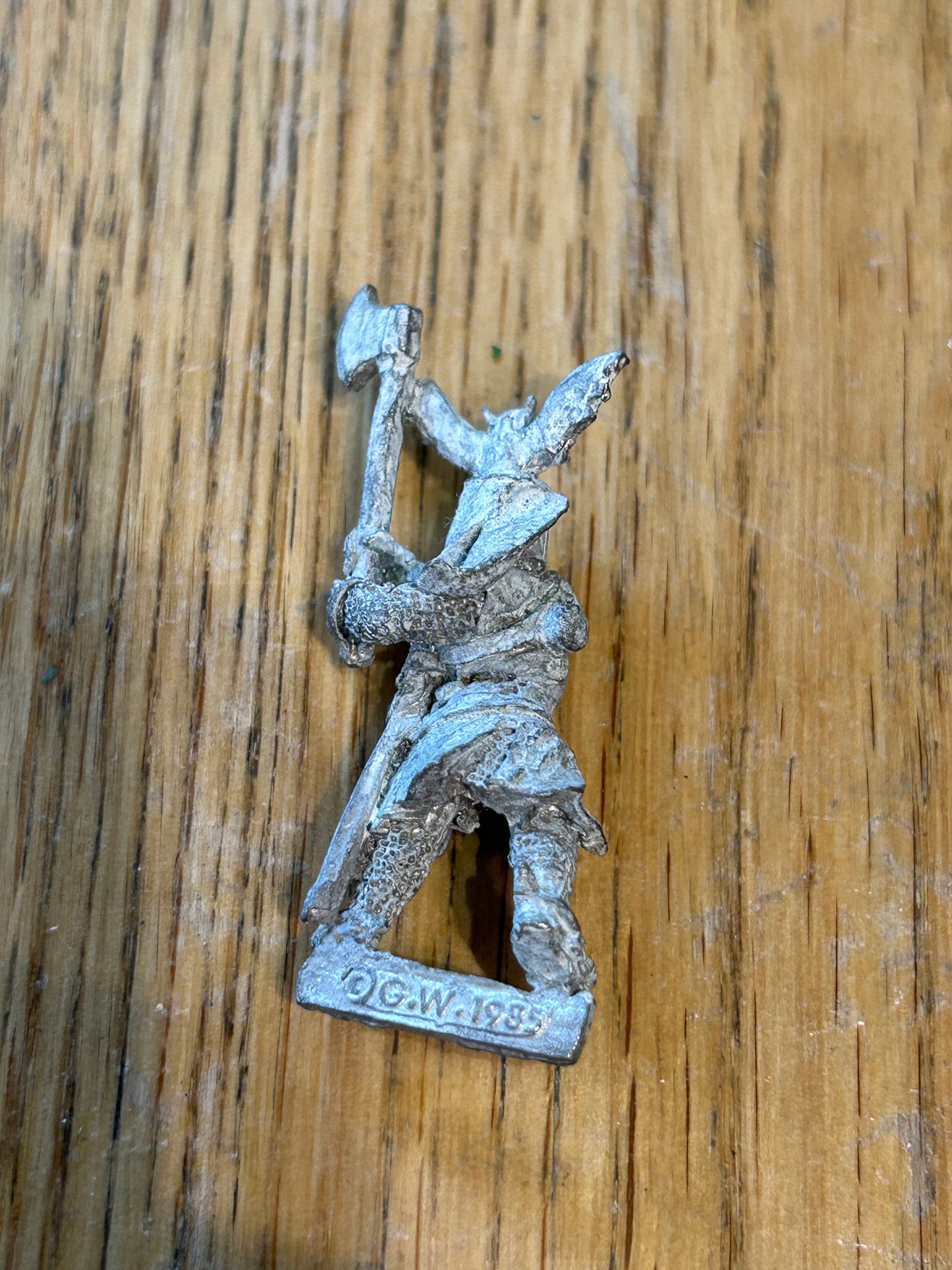Citadel Warhammer - Men-at-arms - C26 / F9 - manfred- 1985 - Metal - OOP bretonnian