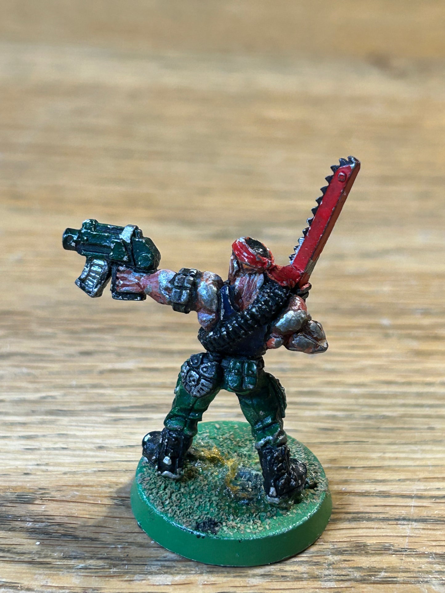 Warhammer 40k Metal Catachan sergeant Jungle Fighters Imperial Guard