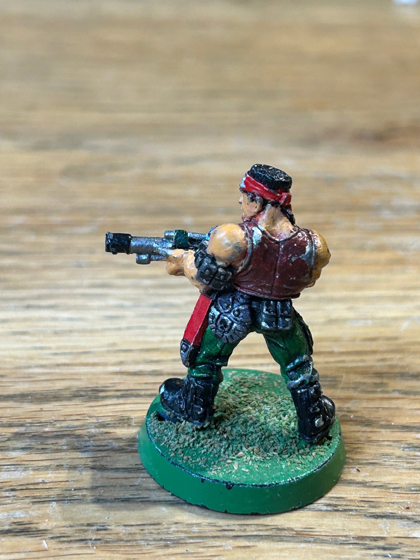 Citadel Warhammer 90s 40K Imperial Guard Catachan trooper (rare, blister pack one)