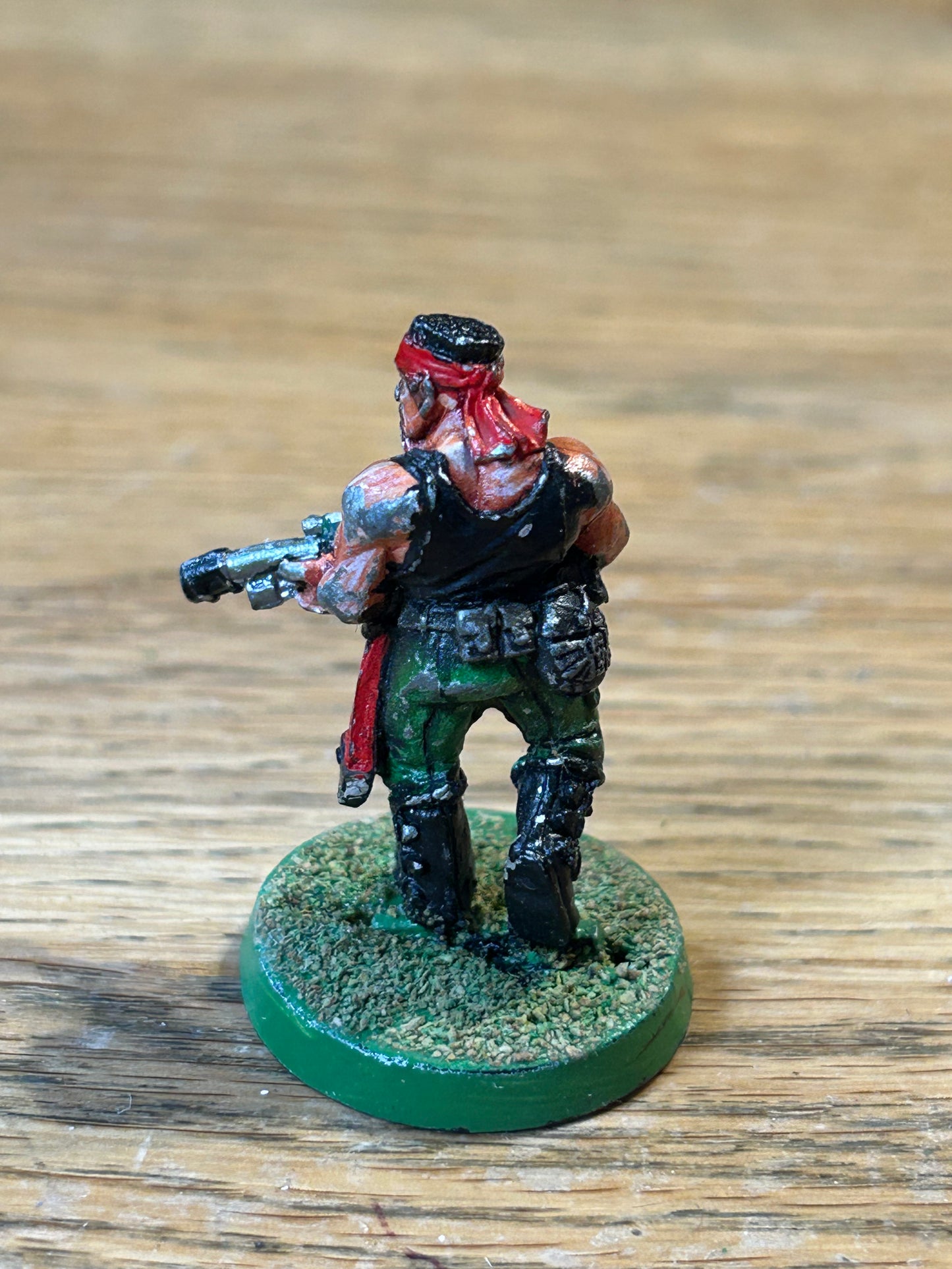 Citadel Warhammer 90s 40K Imperial Guard Catachan trooper (rare, blister pack one)