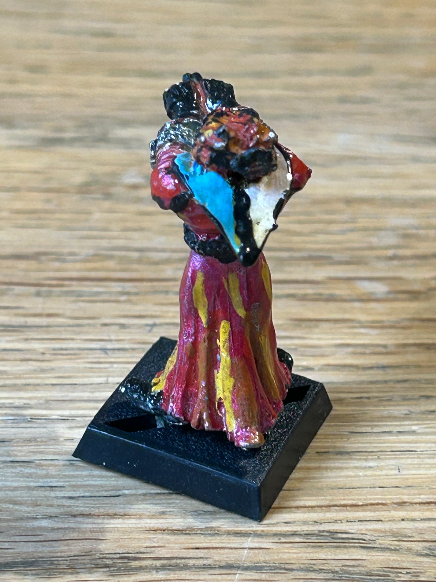 Vintage Chaos Sorcerer 'Jezekal Ironface' Realm of Chaos Metal 1980s