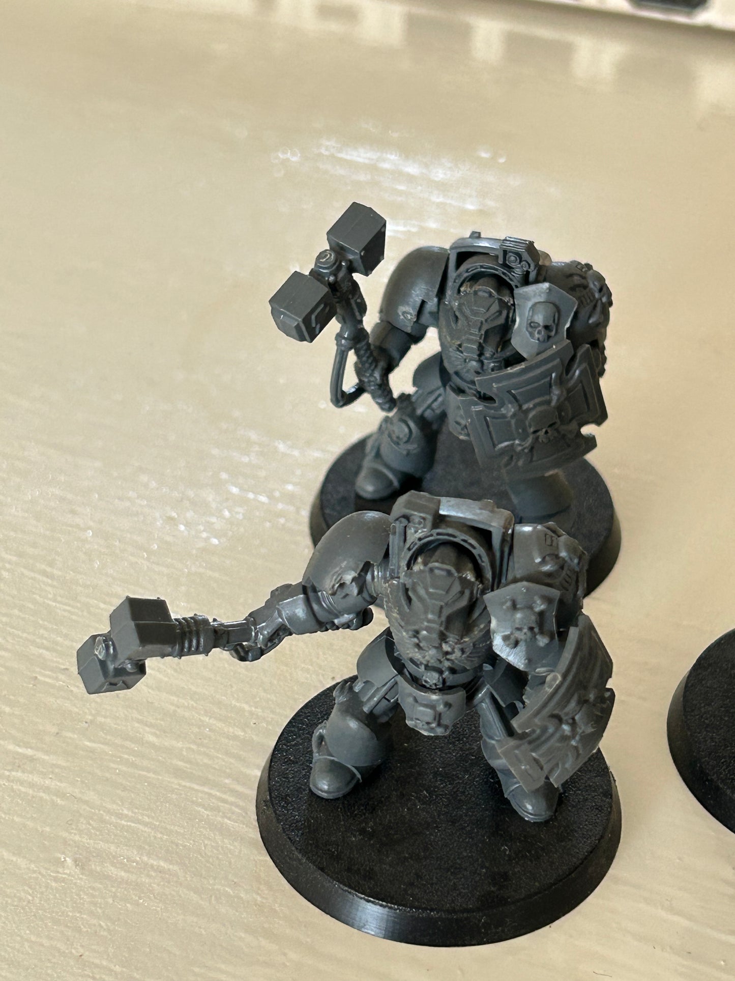 Space Marine Terminator Assault Squad With Thunder Hammer And Storm Shields