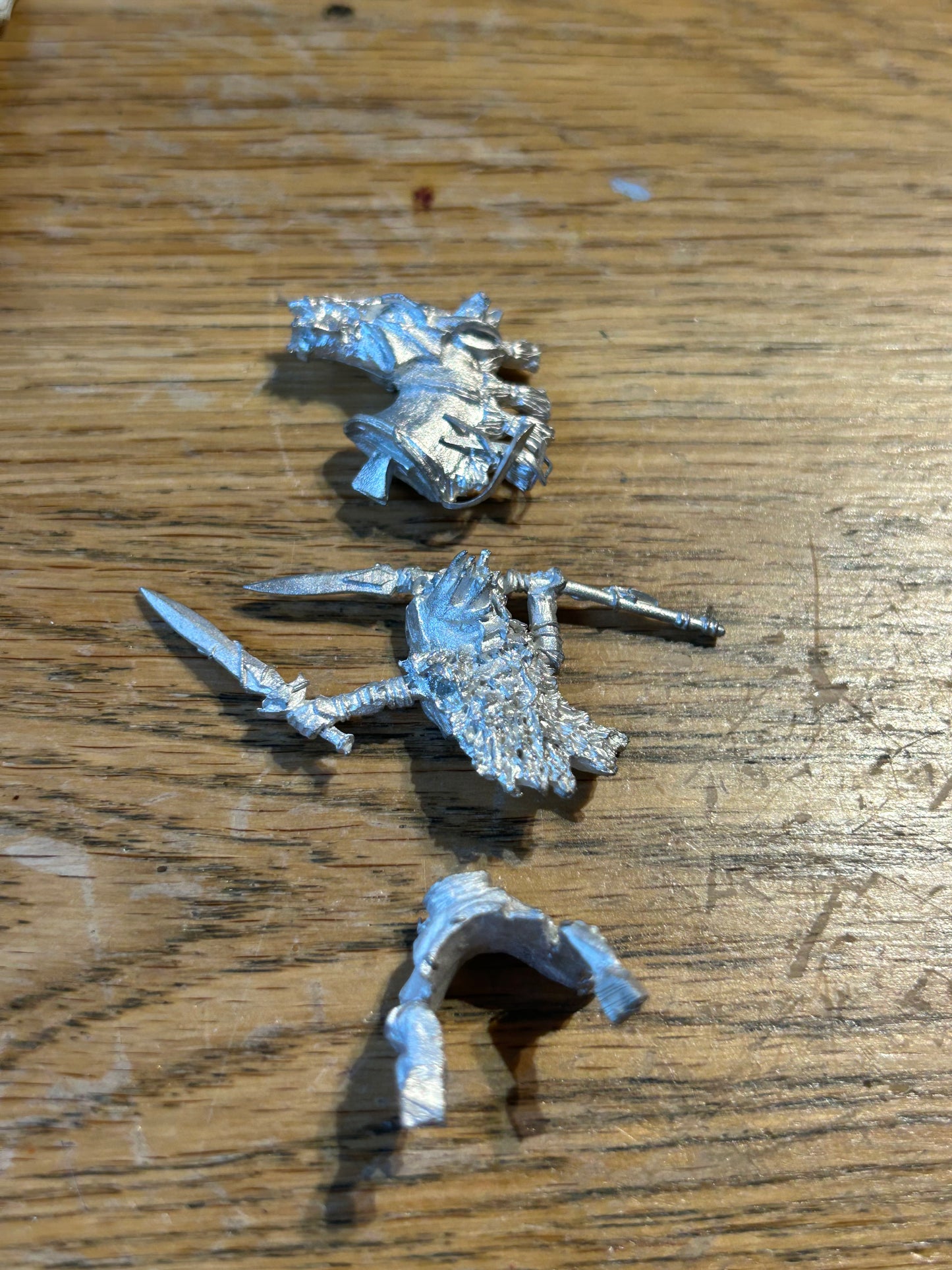 Citadel Warhammer Wood Elf Wild Rider (rider and horse head) Vintage Fantasy Metal