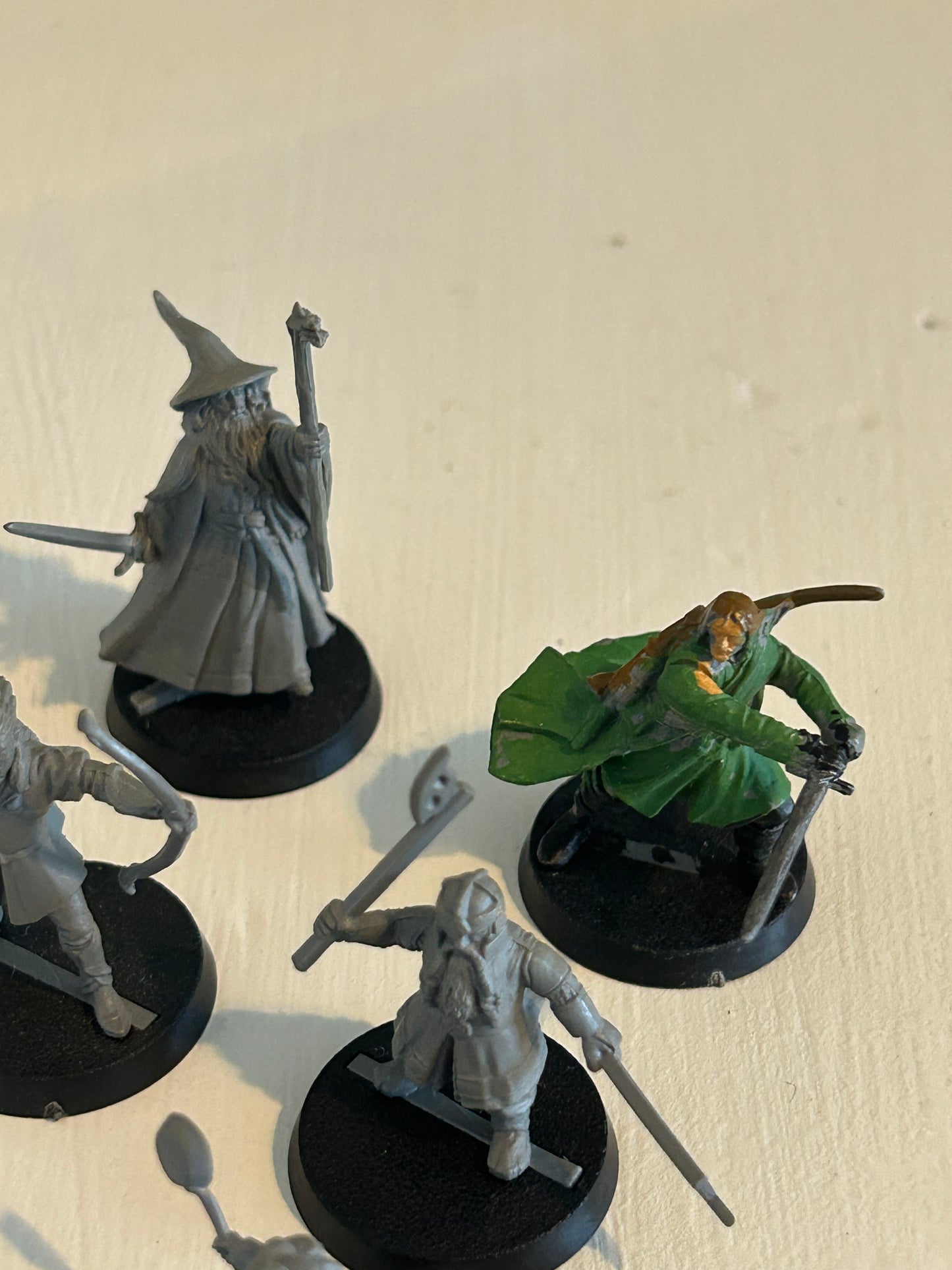 MESBG Lord of the rings fellowship of the ring (one hobbit has a slightly damaged ankle)