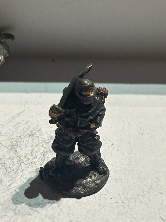 Citadel Miniature  -  Fantasy Adventurers - FA12, C04 -  Ninja w/ Swordl, 1982